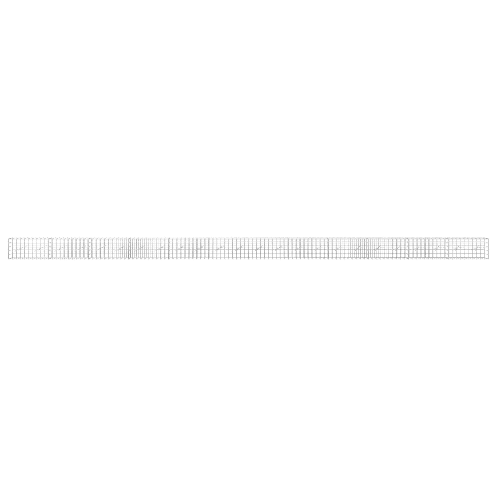 Gabion z žico 3,5 mm in mrežo 10x10 cm 1200x10x50 cm