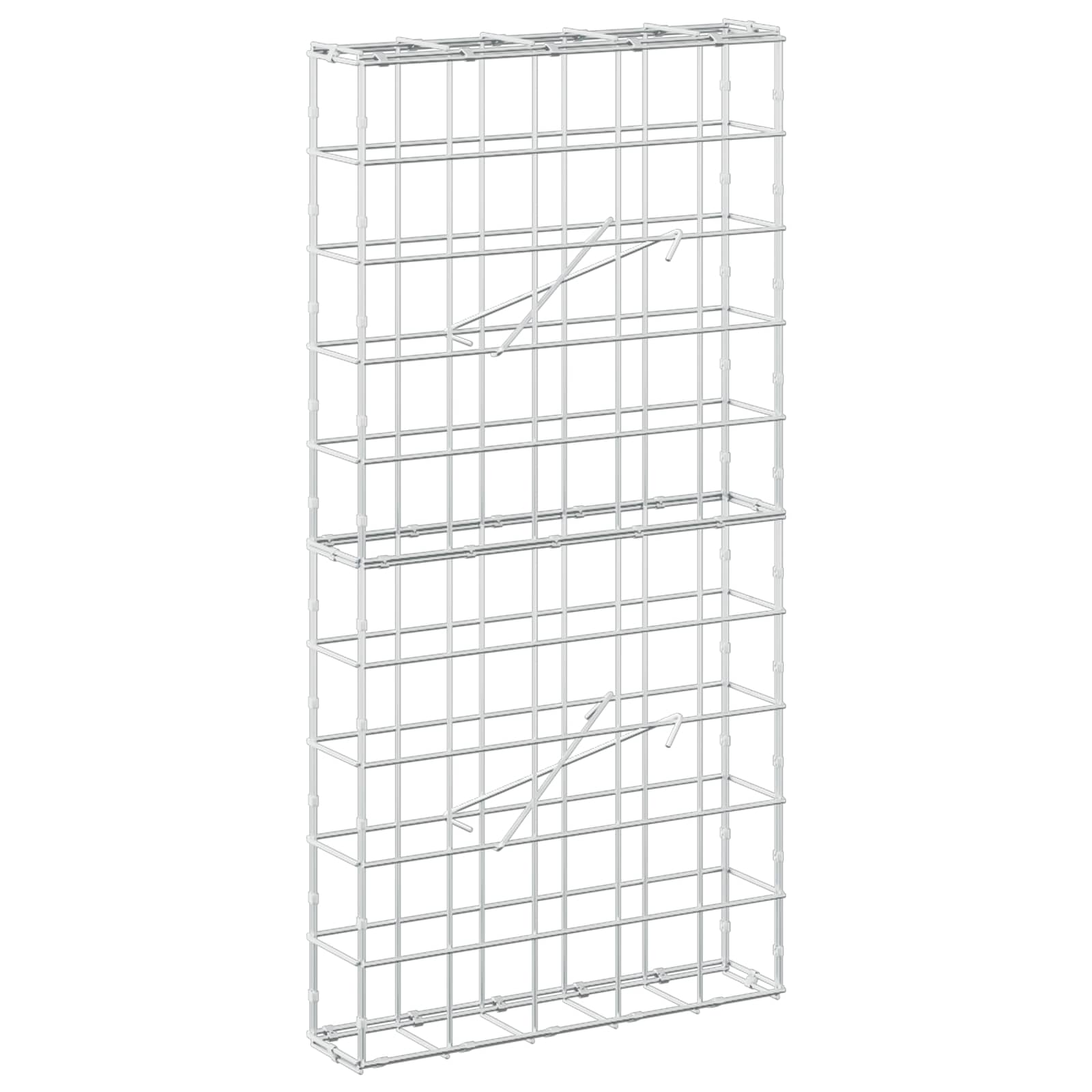 Gabion z žico 3,5 mm in mrežo 10x10 cm 50x10x100 cm