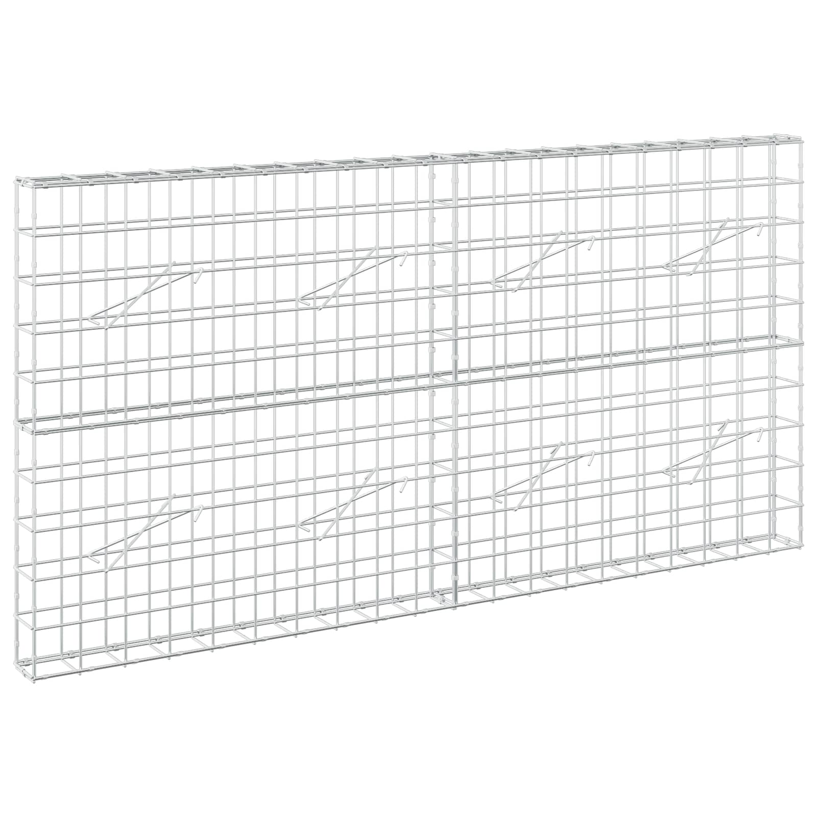 Gabion z žico 3,5 mm in mrežo 10x10 cm 200x10x100 cm