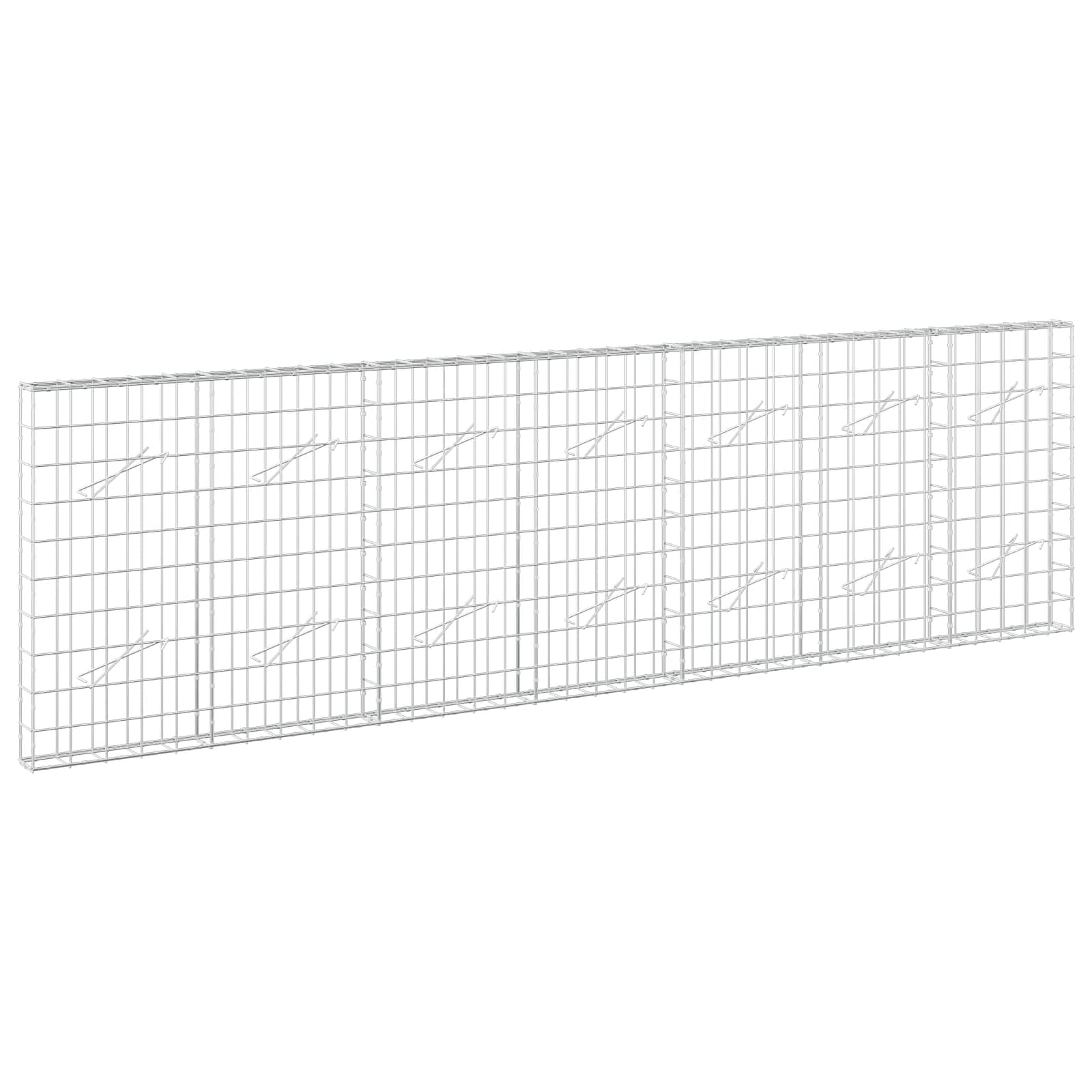 Gabion z žico 3,5 mm in mrežo 10x10 cm 350x10x100 cm
