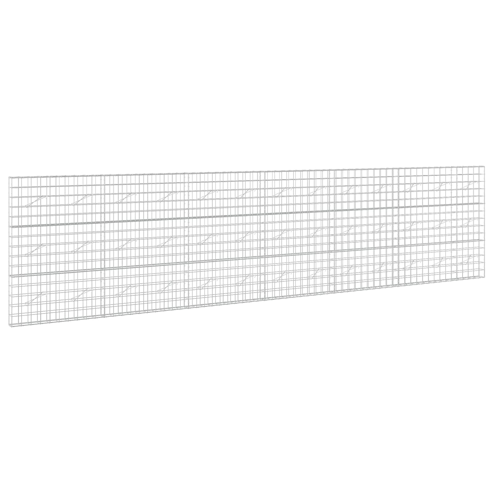 Gabion z žico 3,5 mm in mrežo 10x10 cm 650x10x150 cm