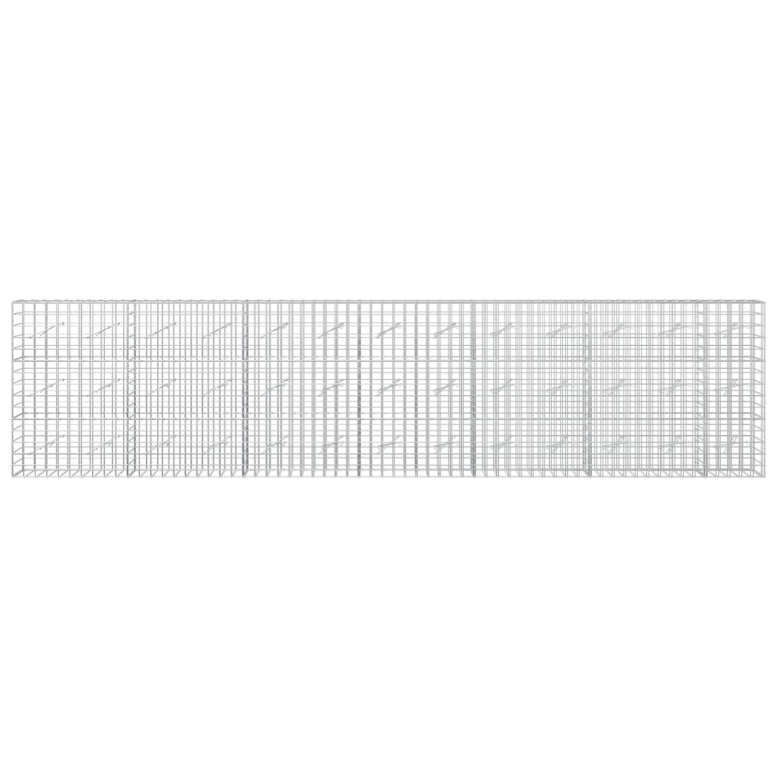 Gabion z žico 3,5 mm in mrežo 10x10 cm 650x10x150 cm