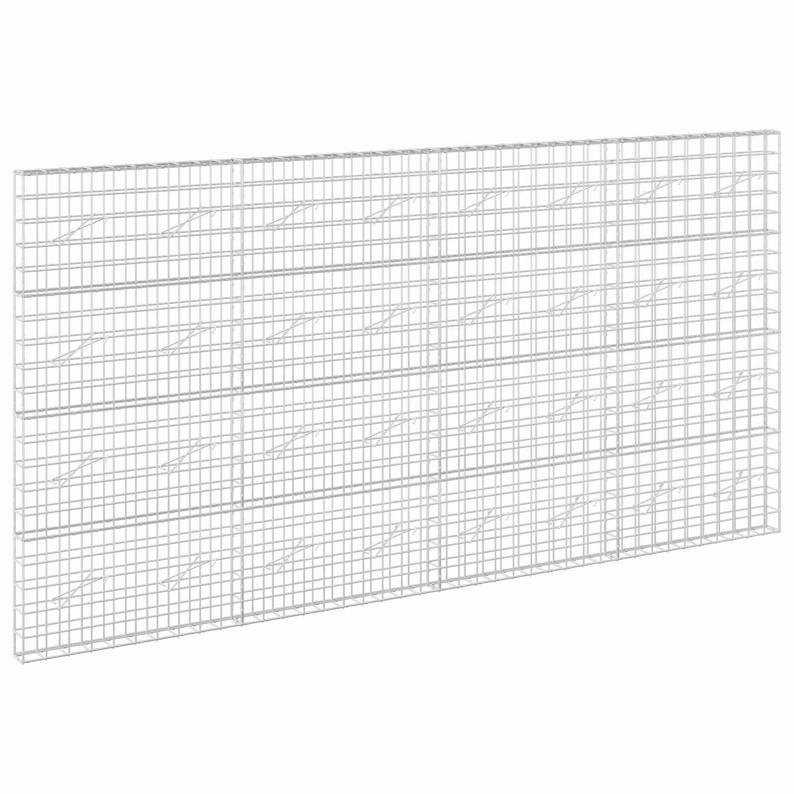 Gabion z žico 3,5 mm in mrežo 10x10 cm 400x10x200 cm