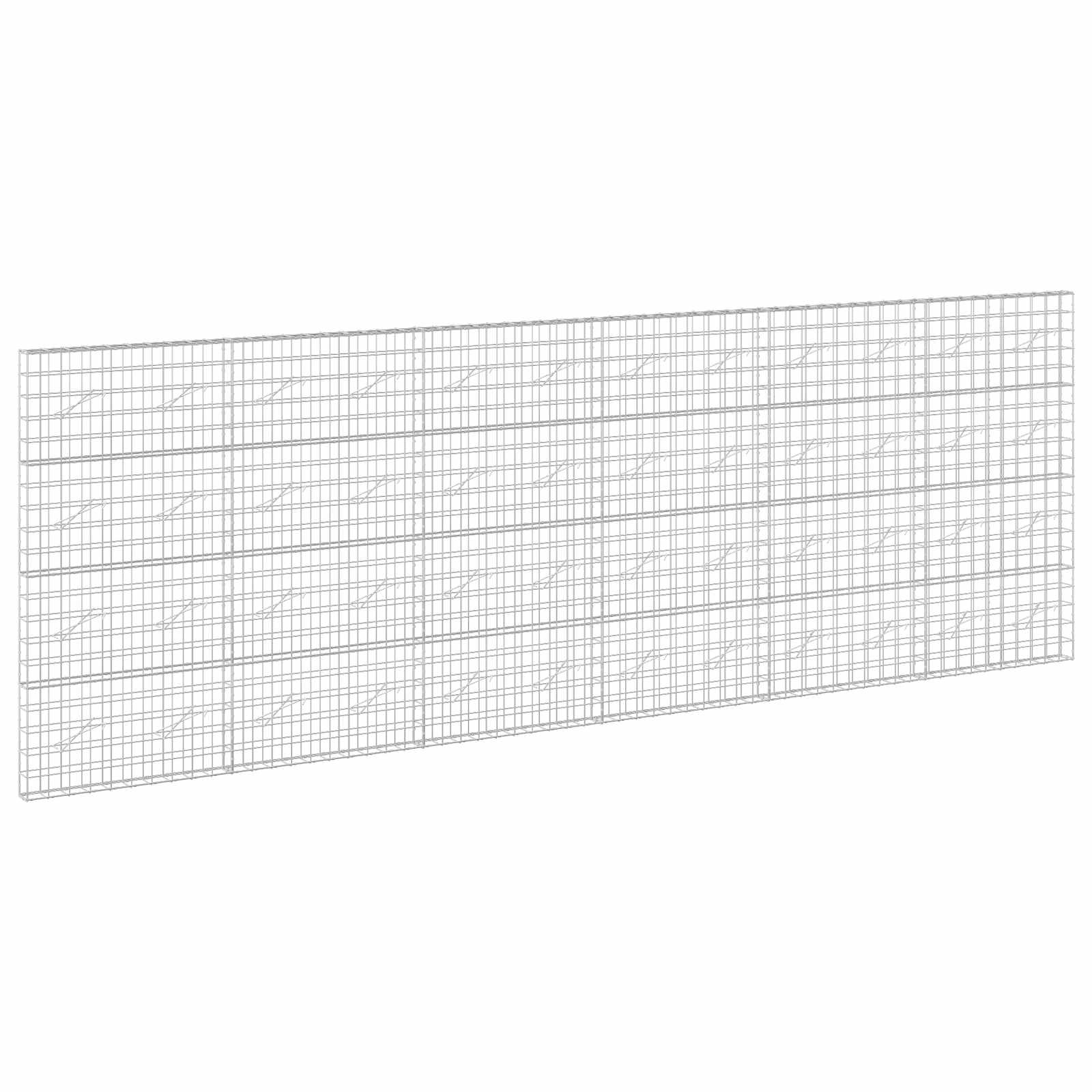 Gabion z žico 3,5 mm in mrežo 10x10 cm 600x10x200 cm