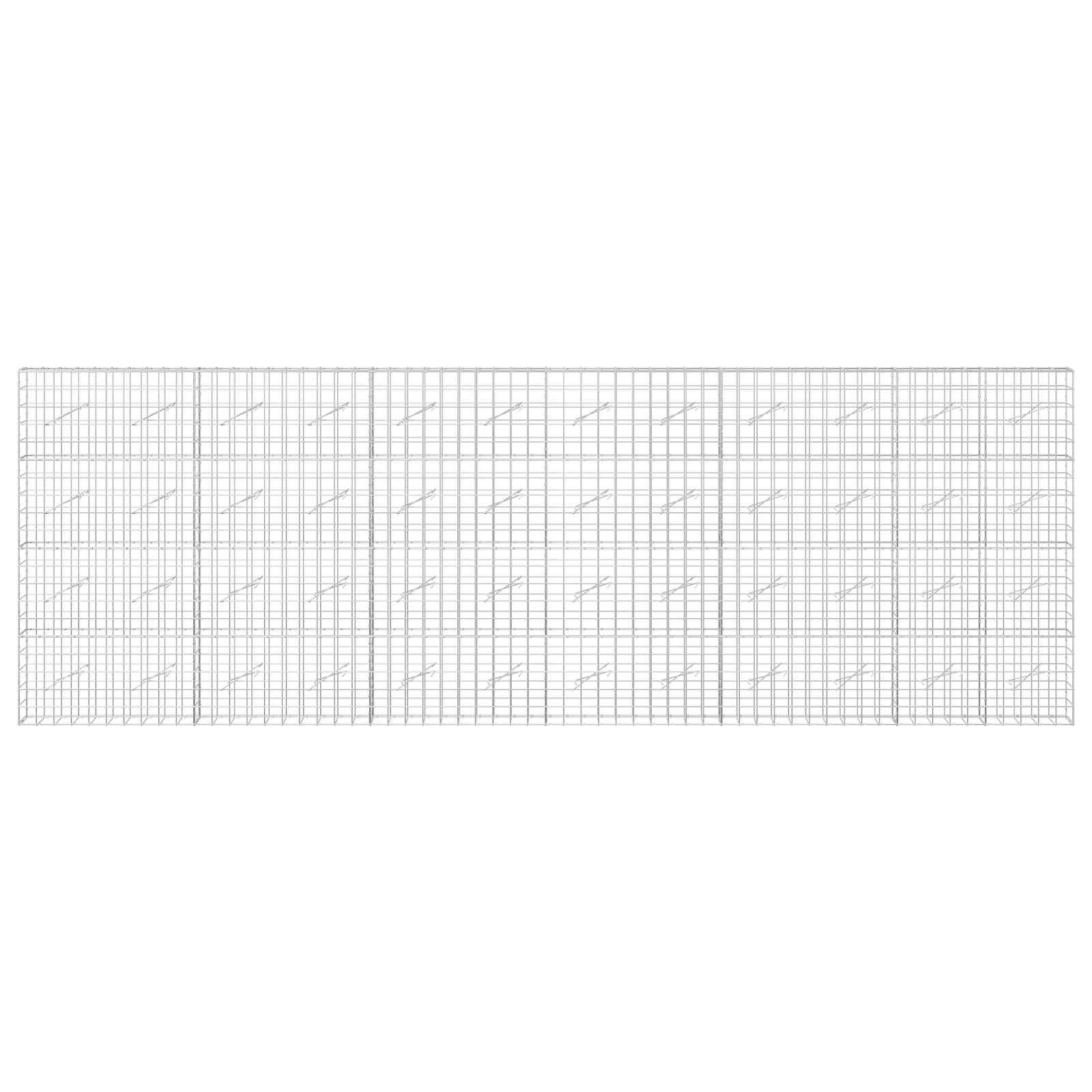 Gabion z žico 3,5 mm in mrežo 10x10 cm 600x10x200 cm