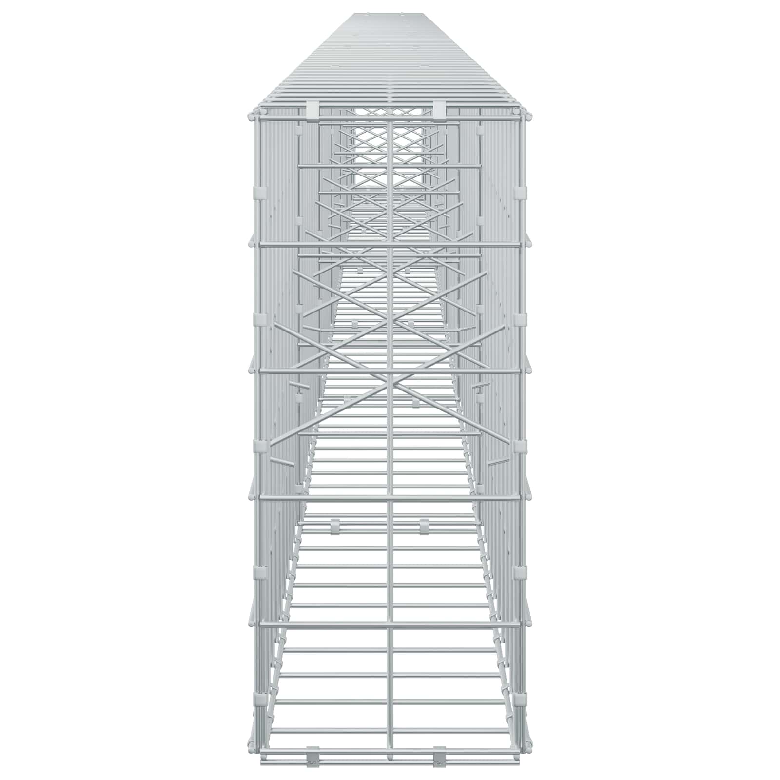 Gabion z žico 3,5 mm in mrežo 10x10 cm 650x20x50 cm