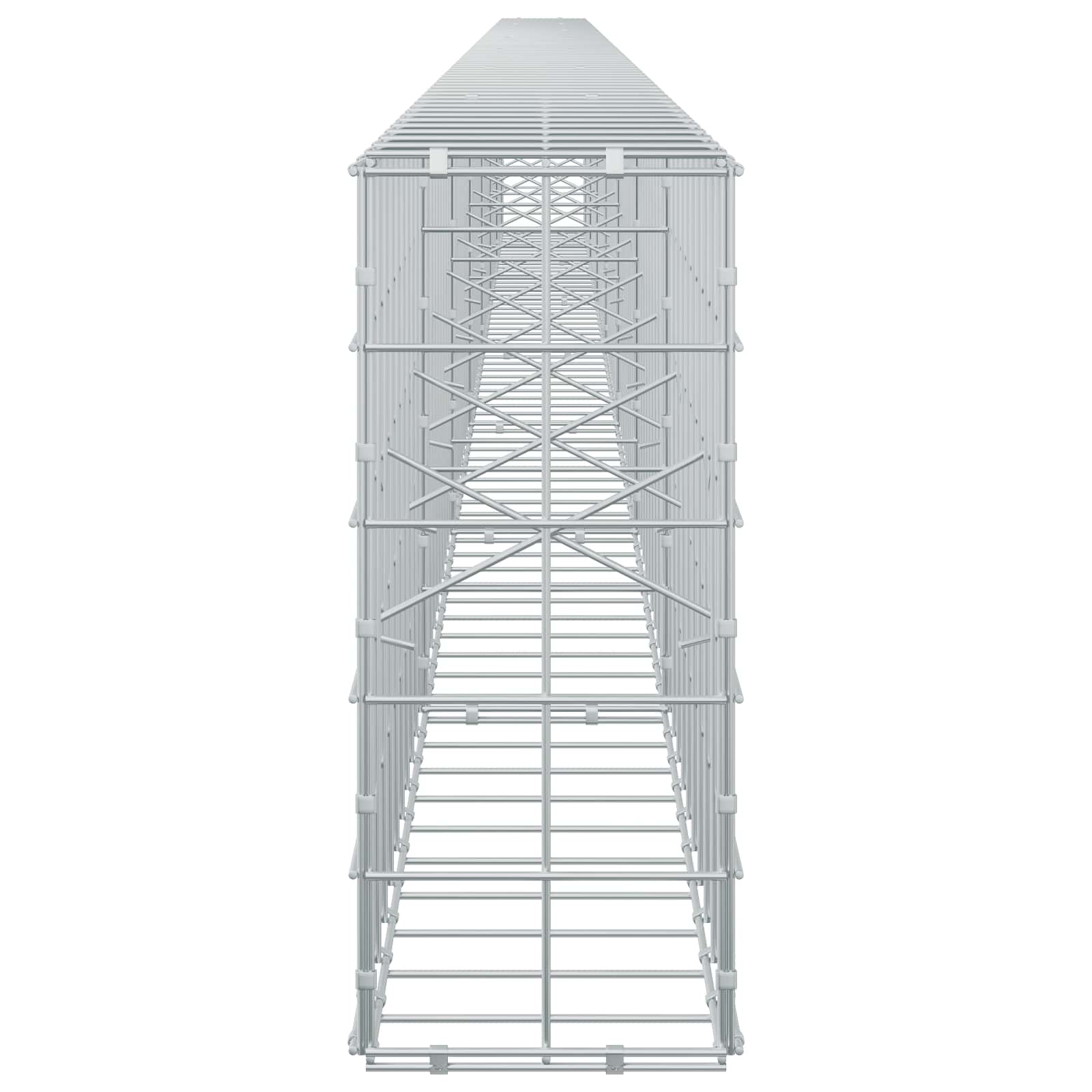 Gabion z žico 3,5 mm in mrežo 10x10 cm 700x20x50 cm