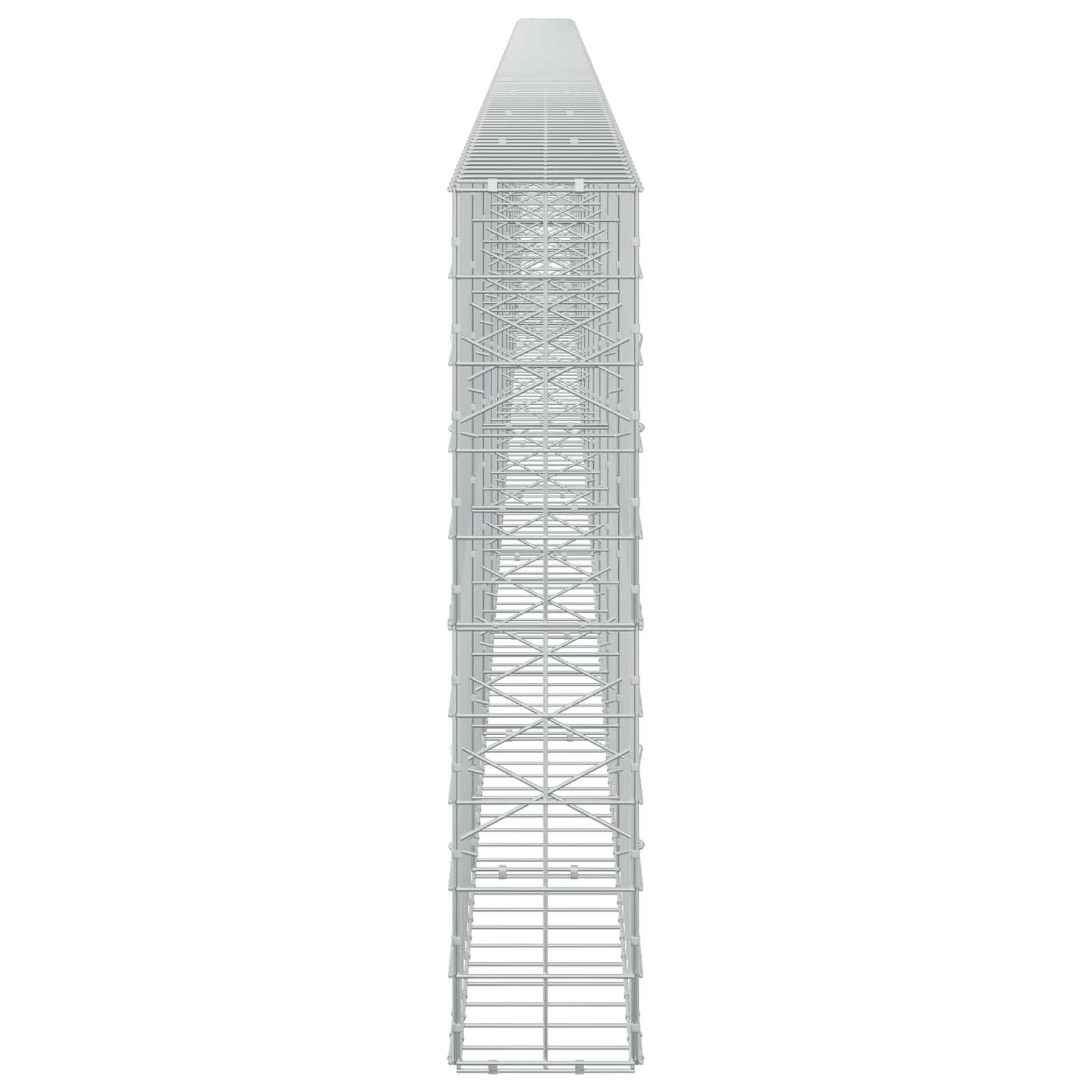 Gabion z žico 3,5 mm in mrežo 10x10 cm 1150x20x100 cm