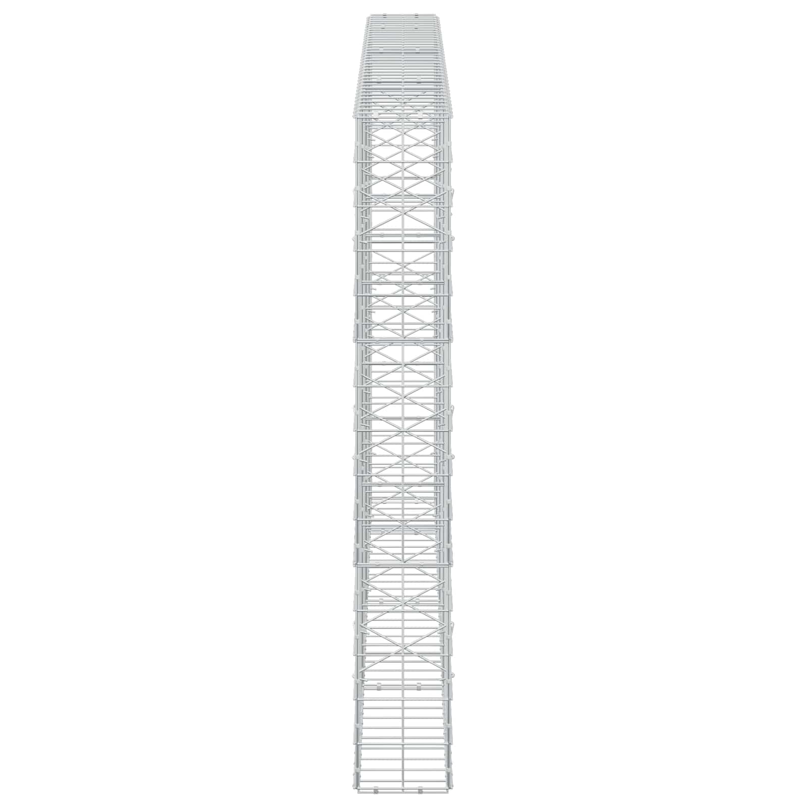 Gabion z žico 3,5 mm in mrežo 10x10 cm 350x20x150 cm