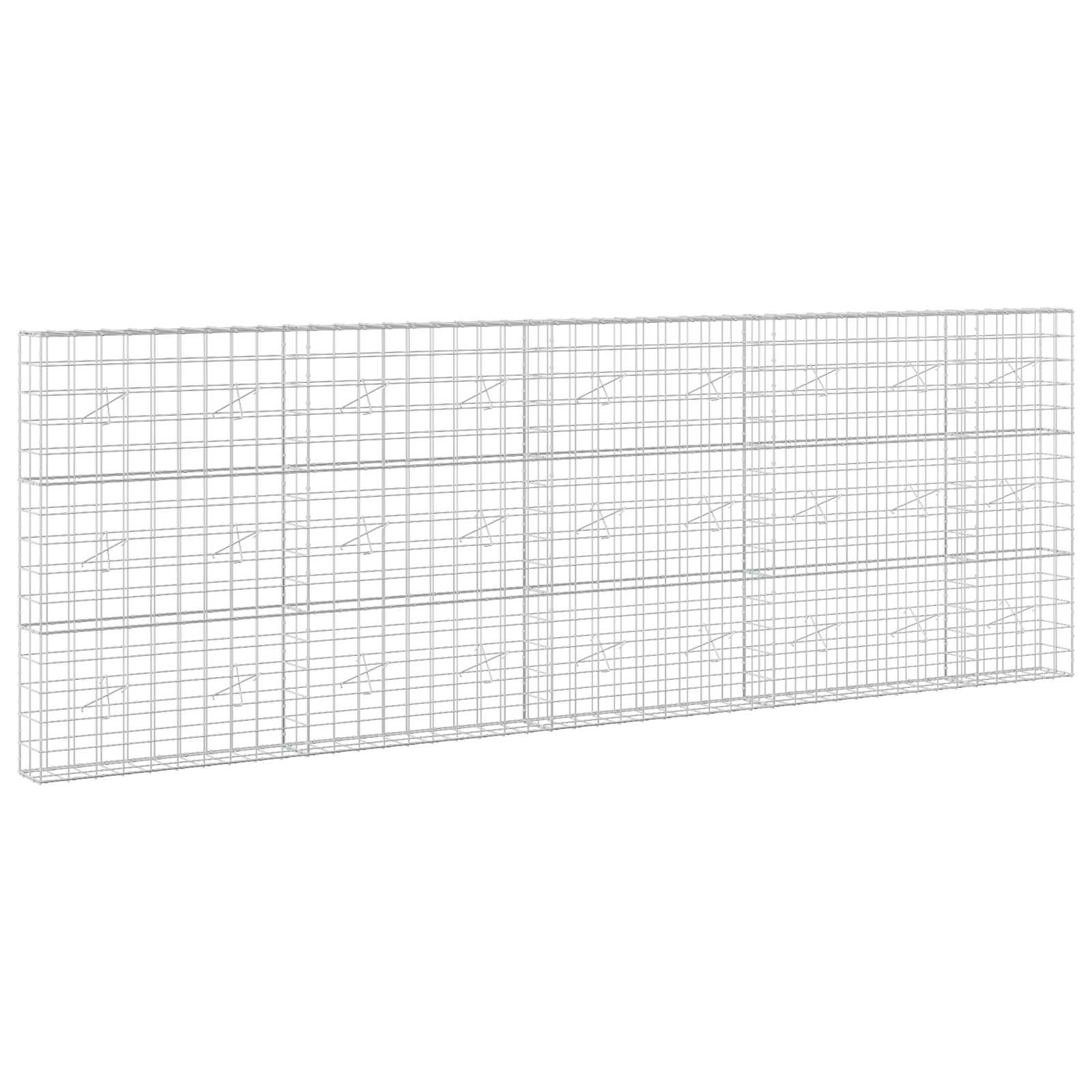 Gabion z žico 3,5 mm in mrežo 10x10 cm 450x20x150 cm