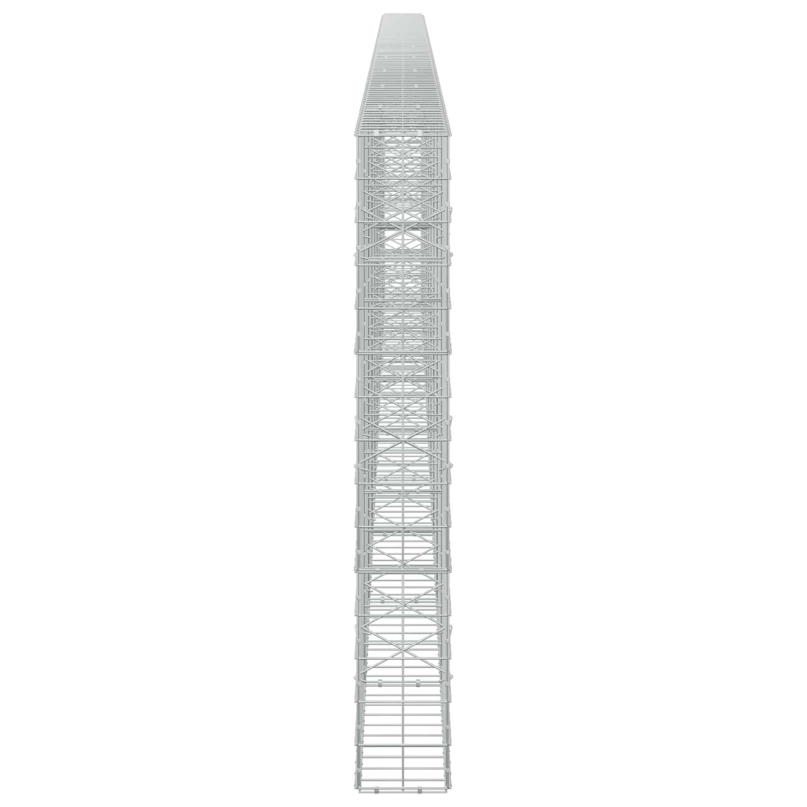Gabion z žico 3,5 mm in mrežo 10x10 cm 950x20x150 cm
