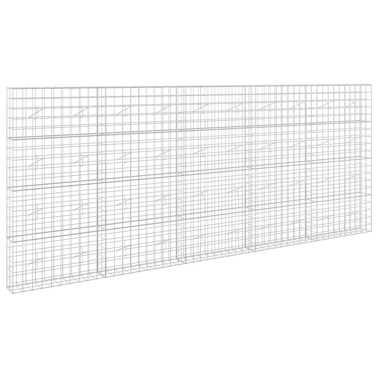 Gabion z žico 3,5 mm in mrežo 10x10 cm 500x20x200 cm