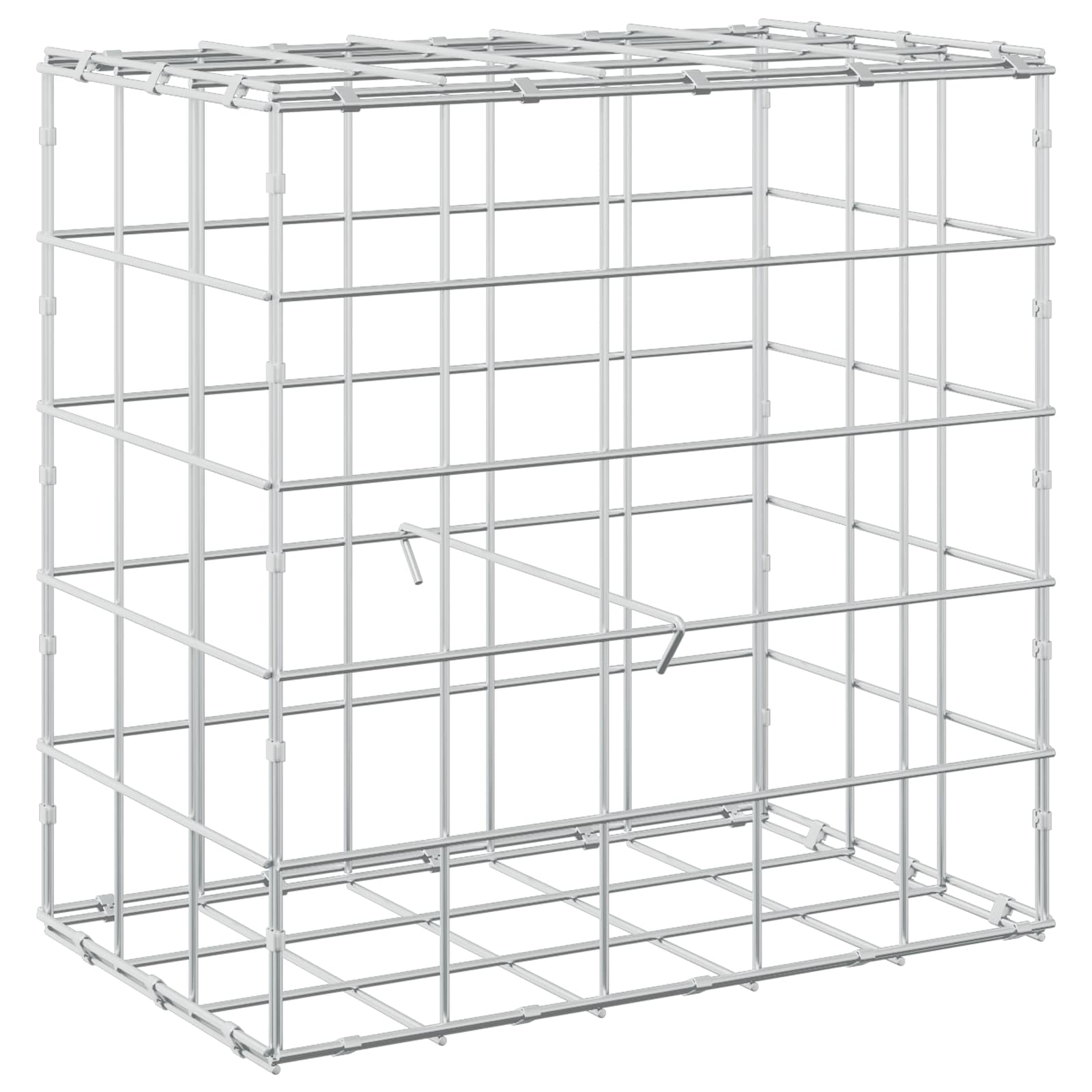 Gabion z žico 3,5 mm in mrežo 10x10 cm 50x30x50 cm