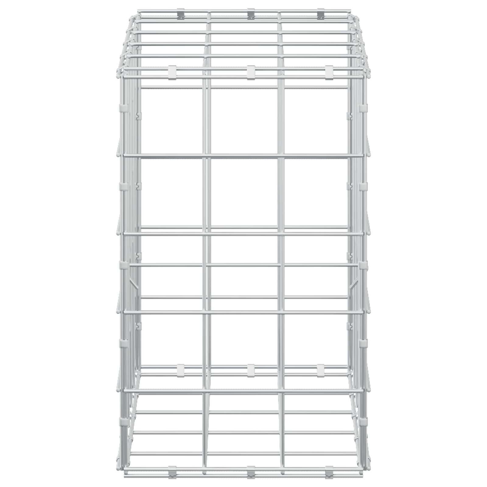 Gabion z žico 3,5 mm in mrežo 10x10 cm 50x30x50 cm