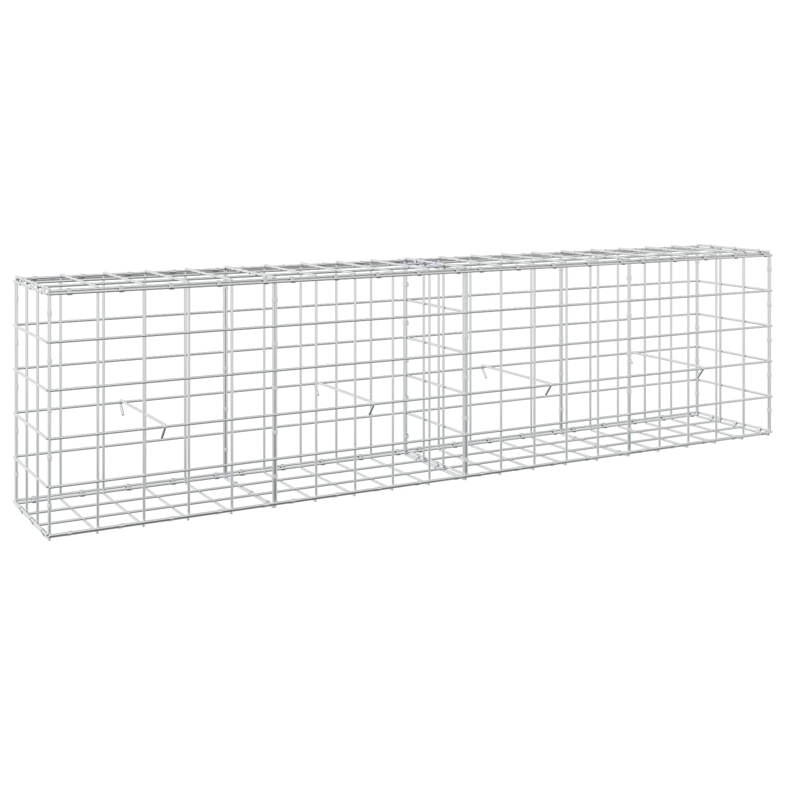 Gabion z žico 3,5 mm in mrežo 10x10 cm 200x30x50 cm