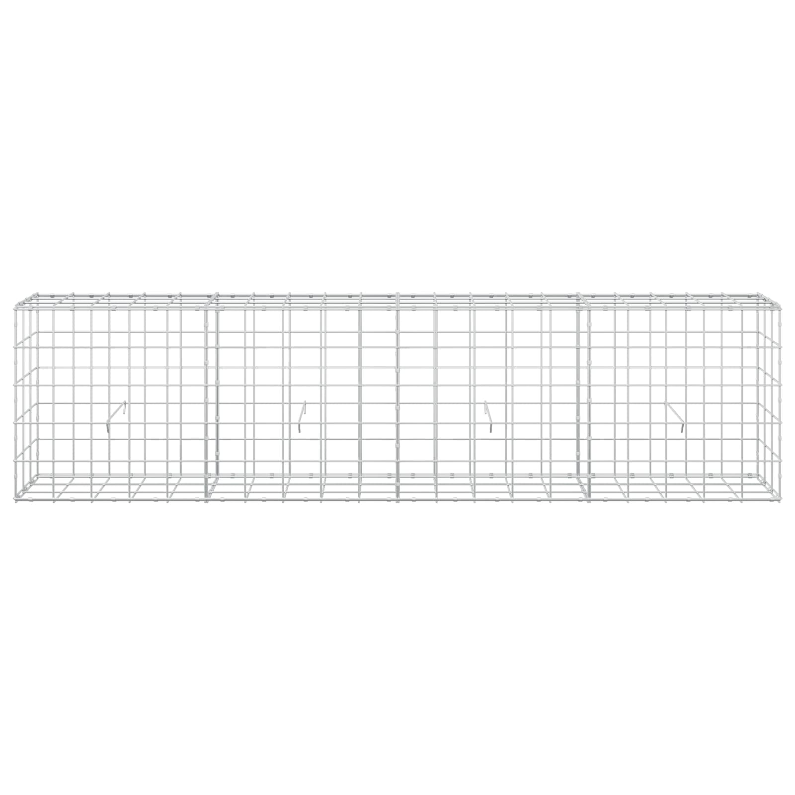 Gabion z žico 3,5 mm in mrežo 10x10 cm 200x30x50 cm