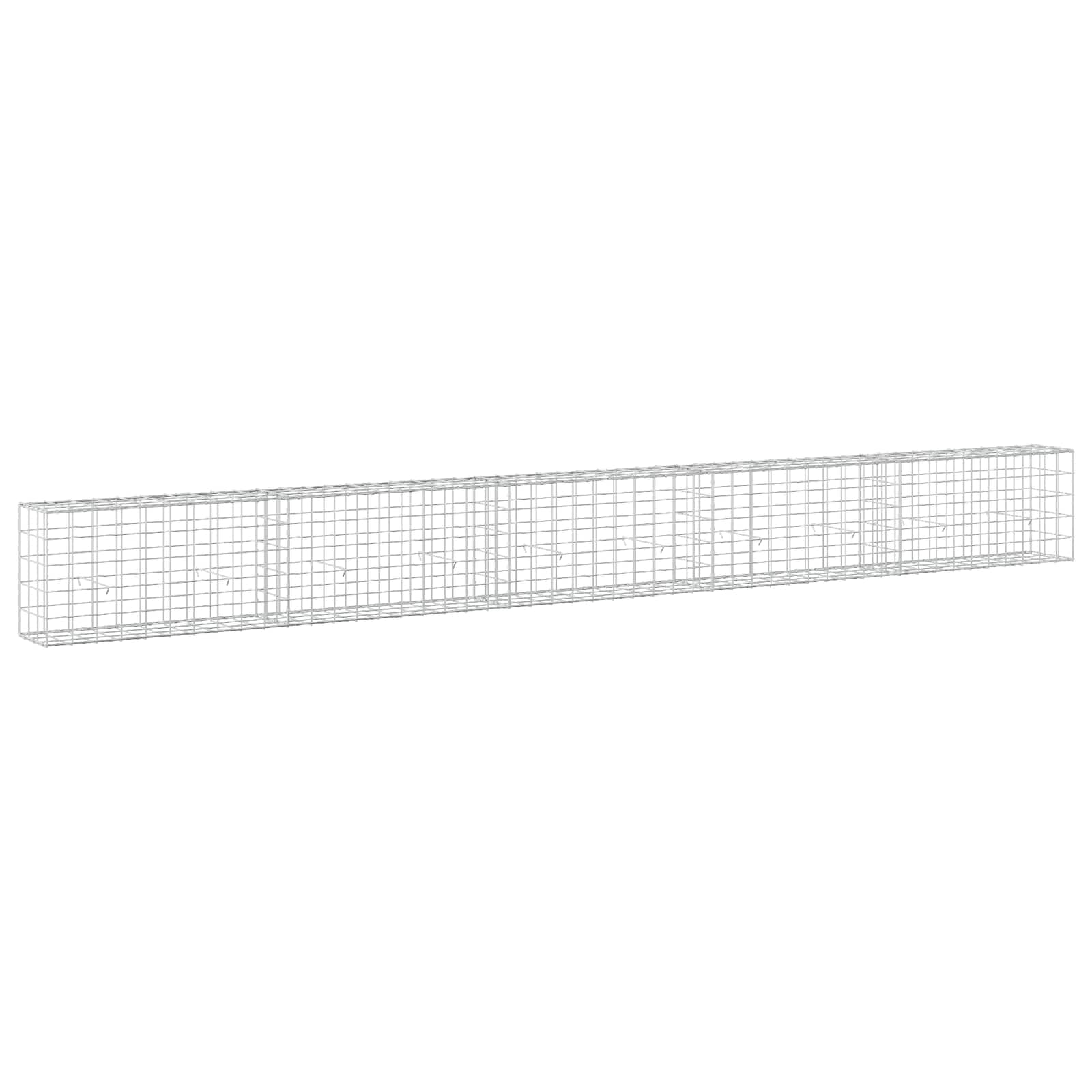 Gabion z žico 3,5 mm in mrežo 10x10 cm 500x30x50 cm