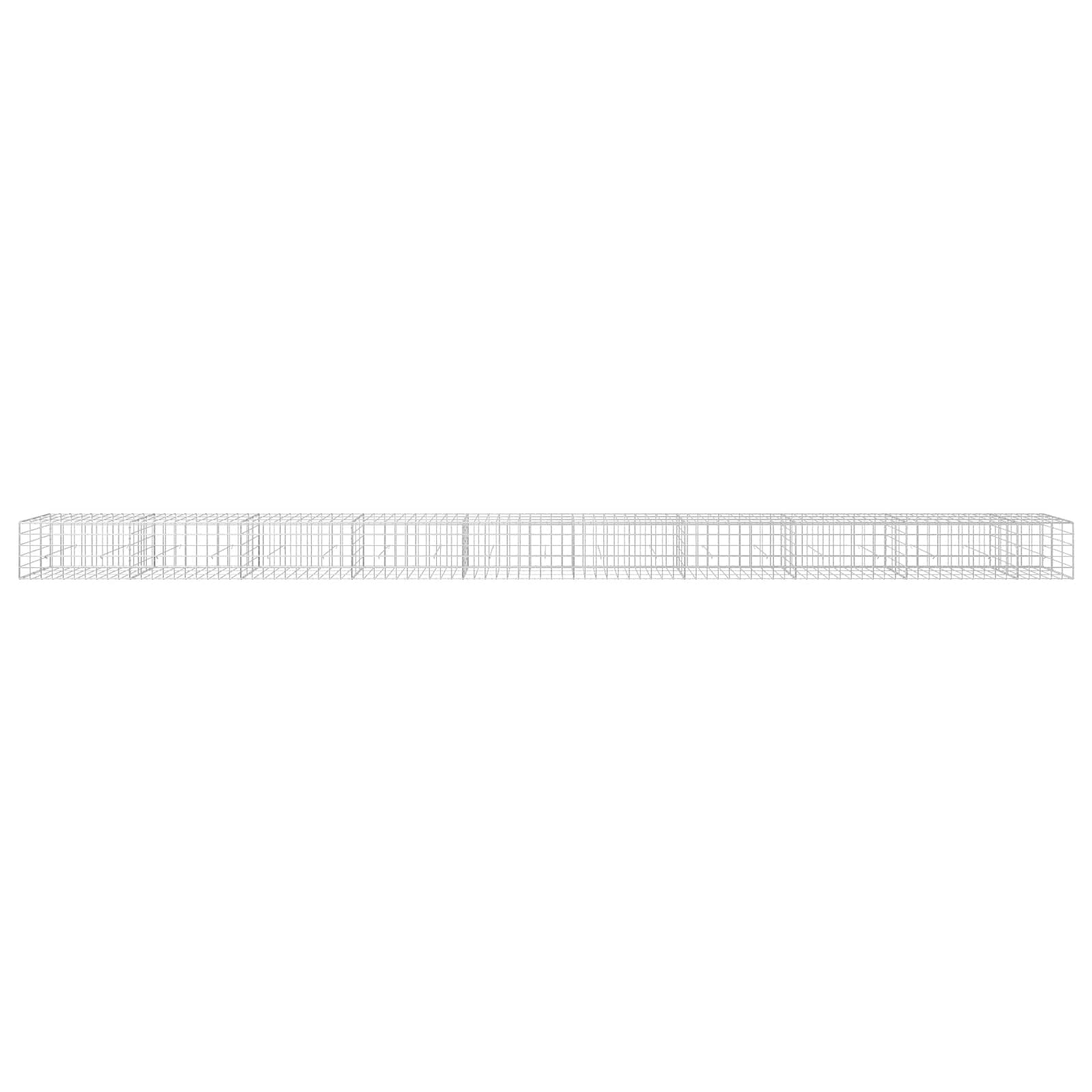 Gabion z žico 3,5 mm in mrežo 10x10 cm 950x30x50 cm