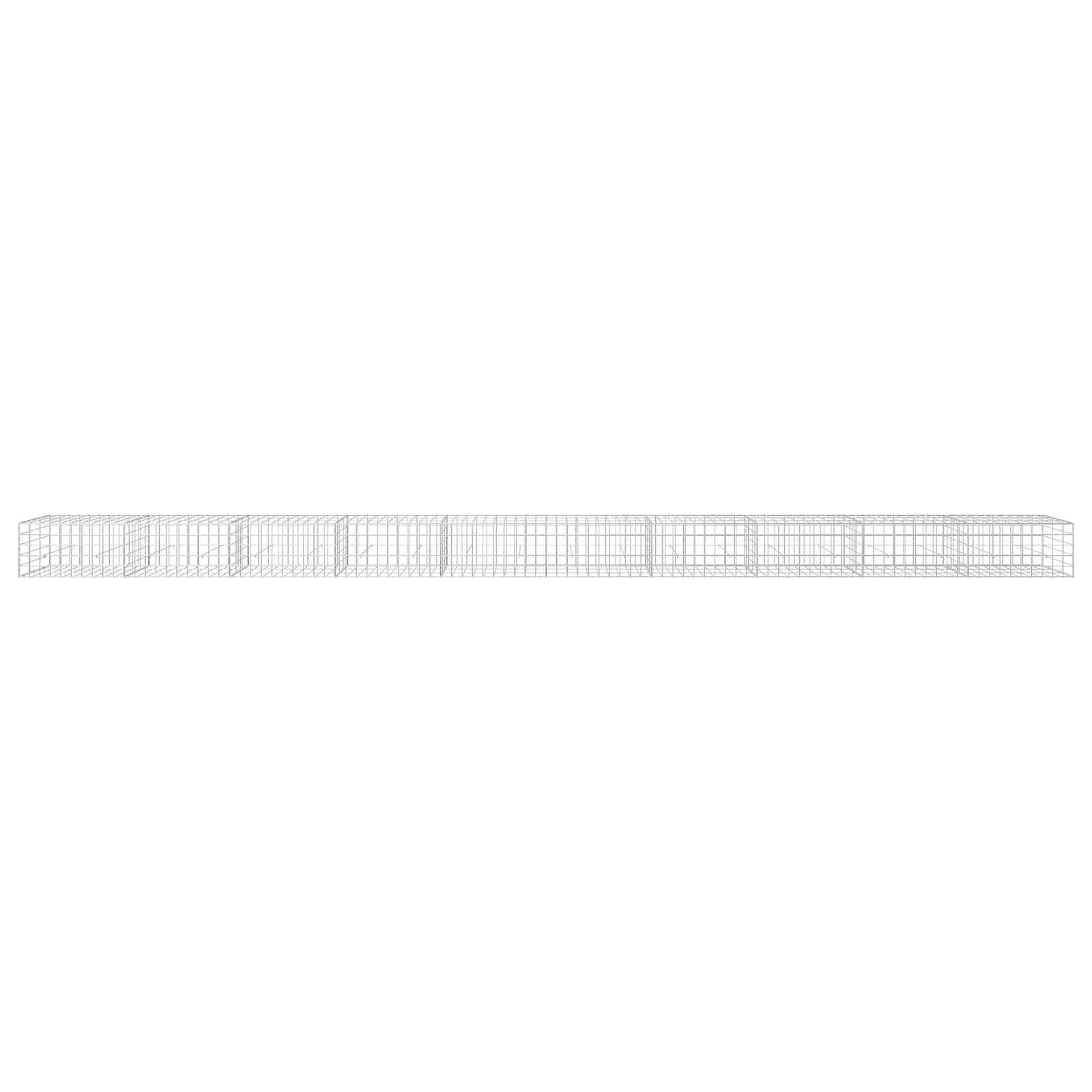 Gabion z žico 3,5 mm in mrežo 10x10 cm 1000x30x50 cm