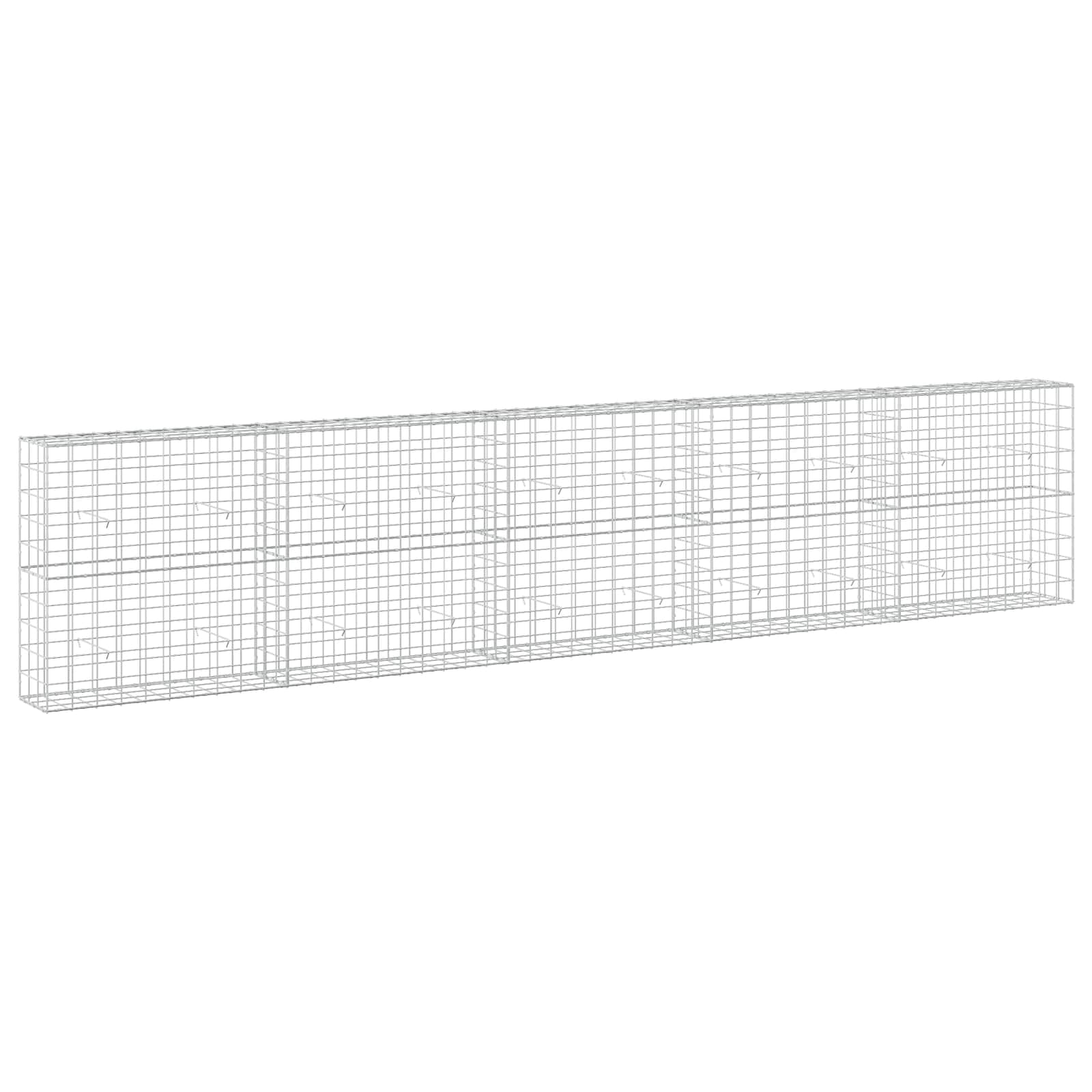 Gabion z žico 3,5 mm in mrežo 10x10 cm 500x30x100 cm