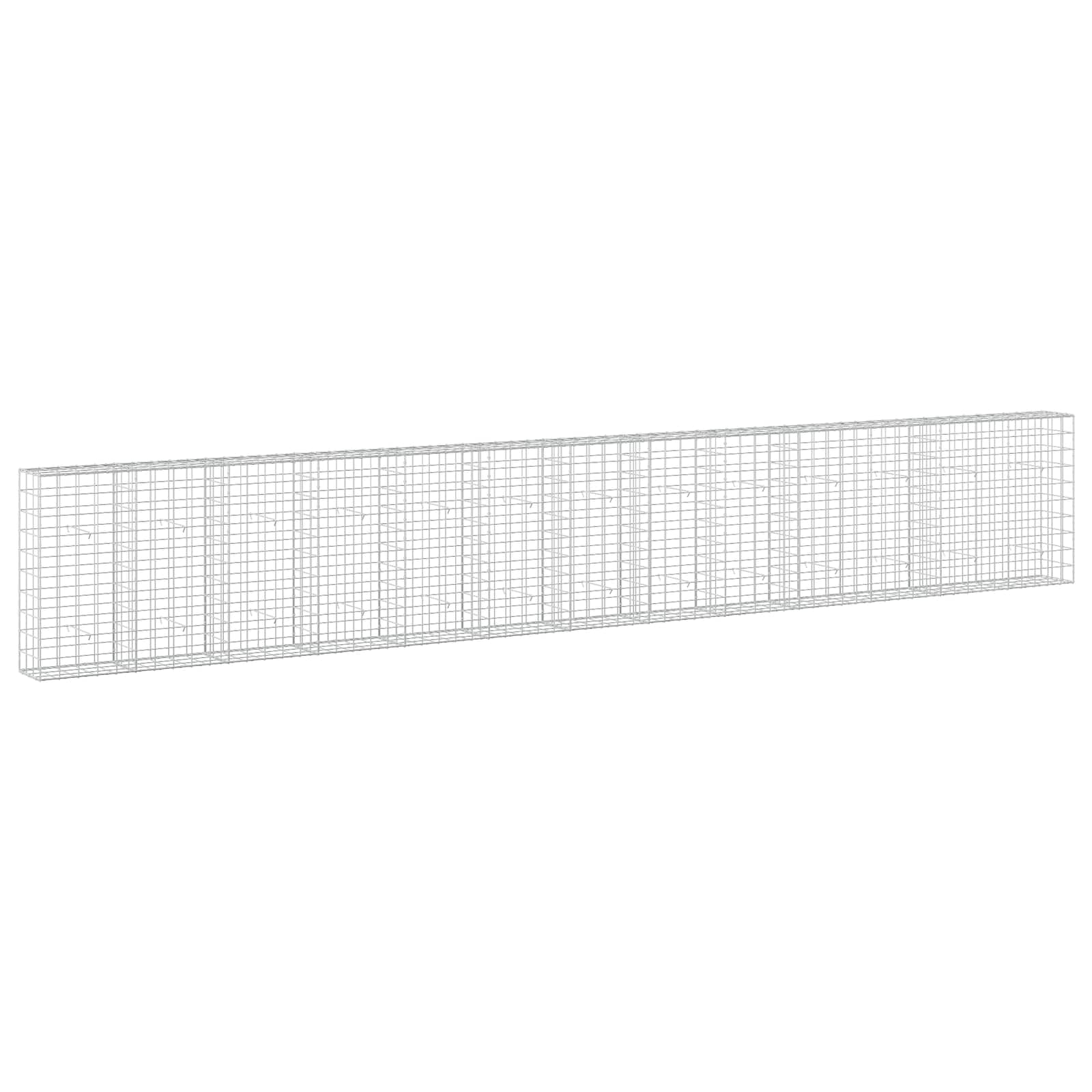 Gabion z žico 3,5 mm in mrežo 10x10 cm 650x30x100 cm