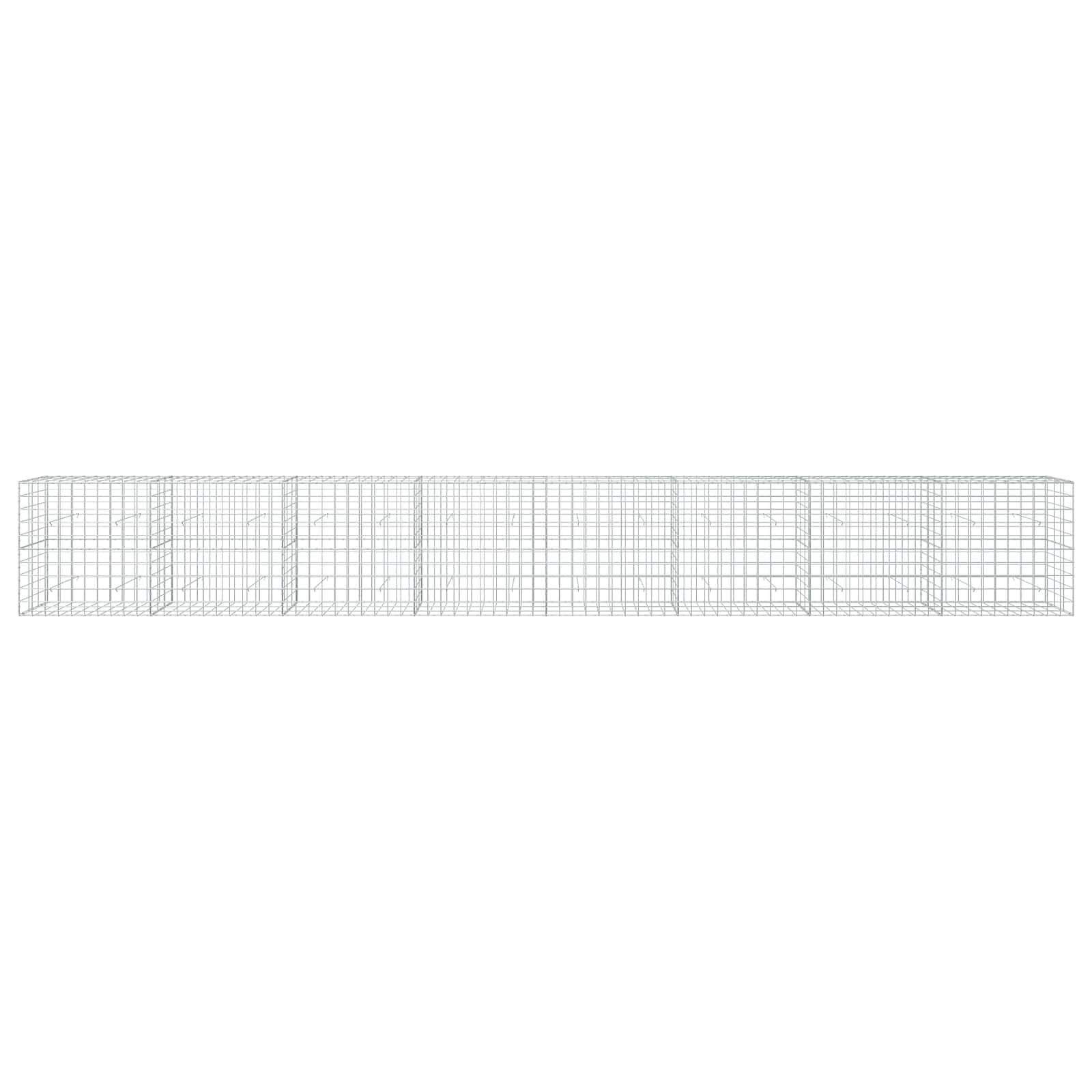 Gabion z žico 3,5 mm in mrežo 10x10 cm 800x30x100 cm