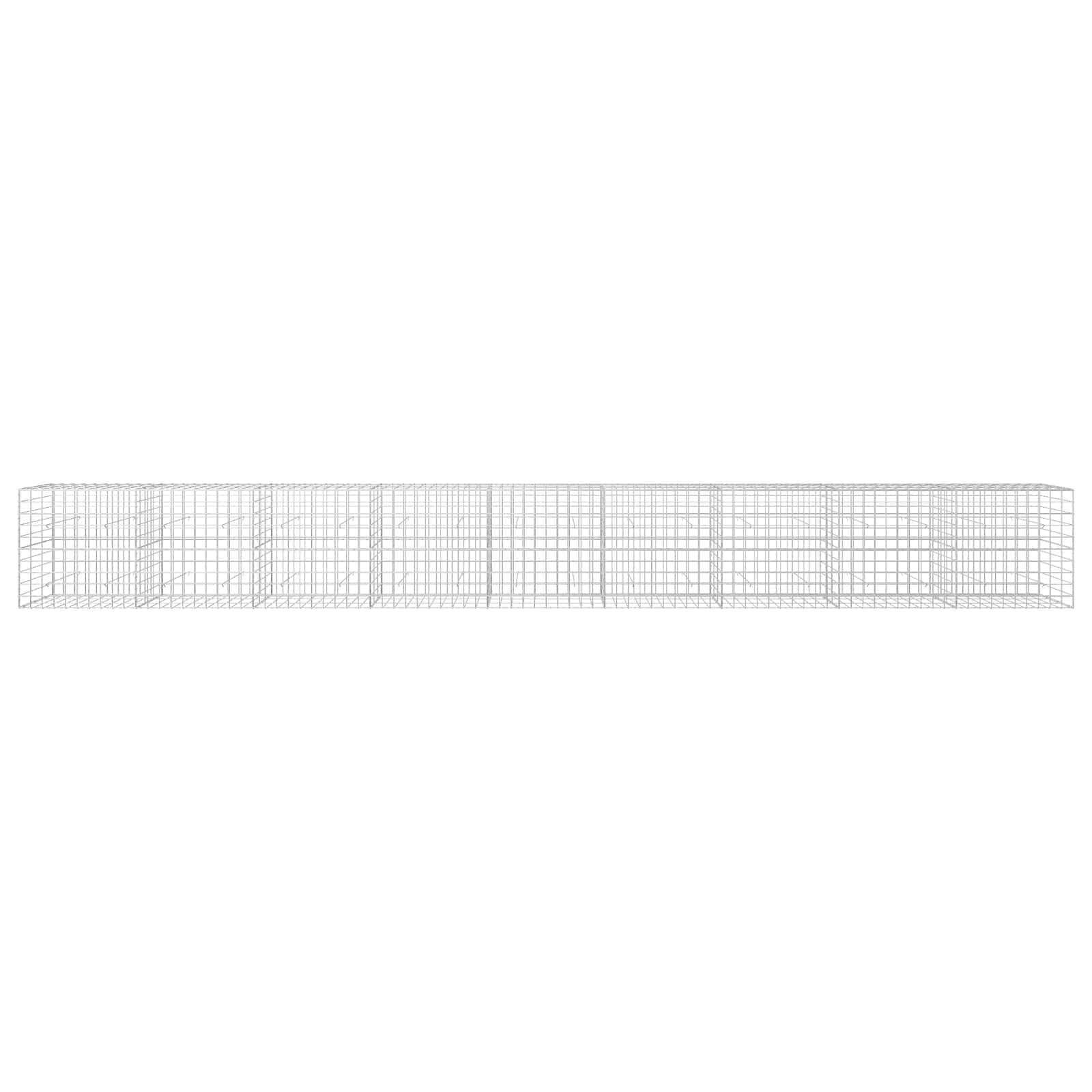 Gabion z žico 3,5 mm in mrežo 10x10 cm 900x30x100 cm