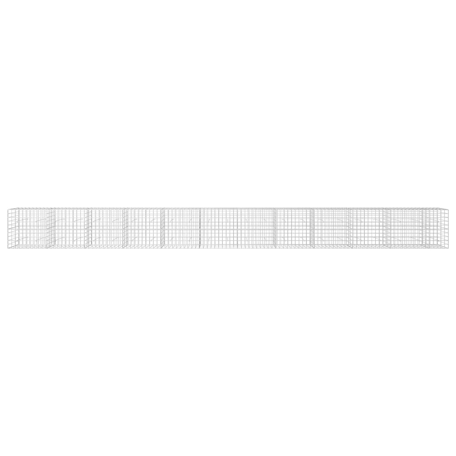 Gabion z žico 3,5 mm in mrežo 10x10 cm 1150x30x100 cm