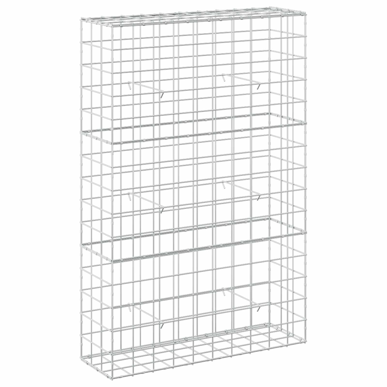 Gabion z žico 3,5 mm in mrežo 10x10 cm 100x30x150 cm