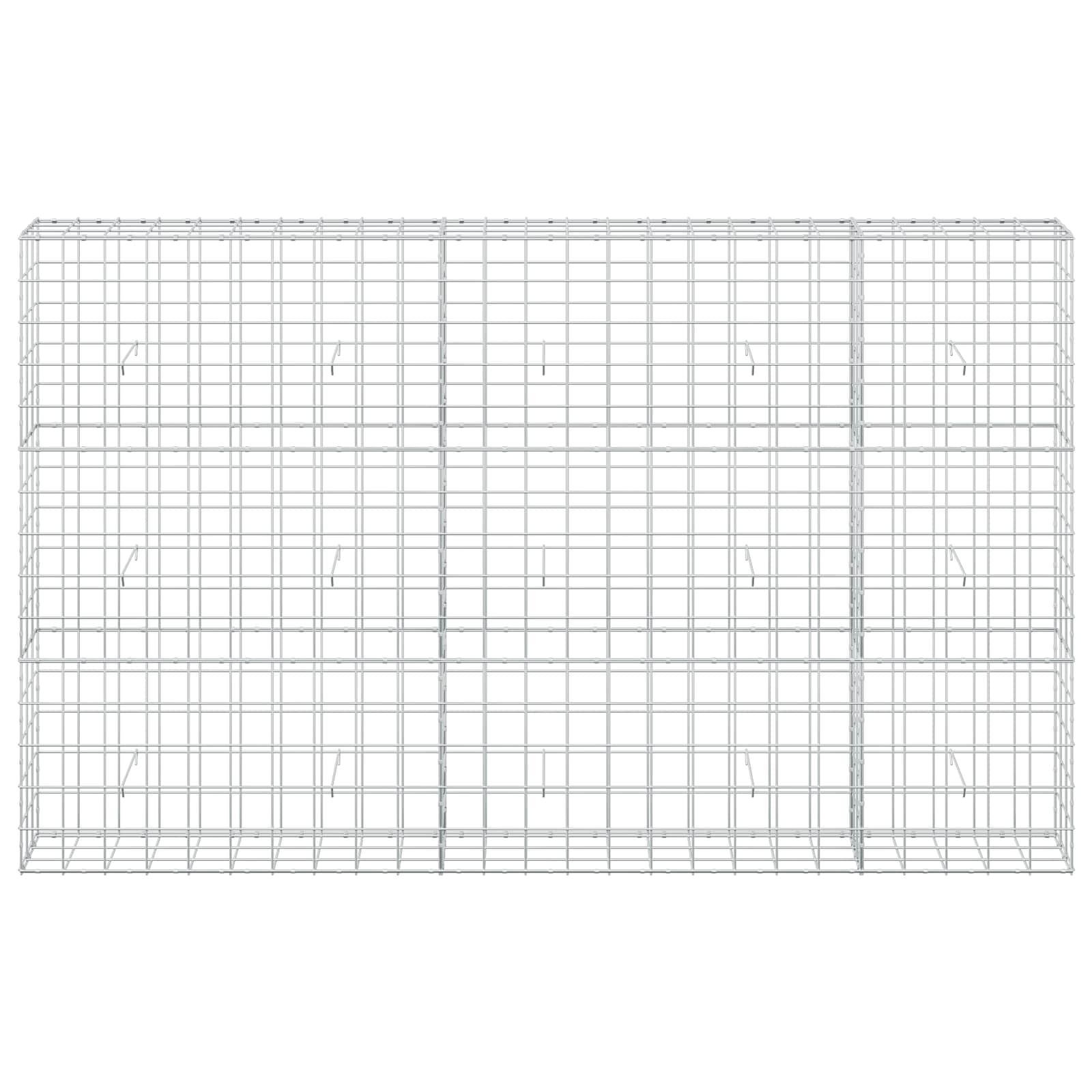 Gabion z žico 3,5 mm in mrežo 10x10 cm 250x30x150 cm