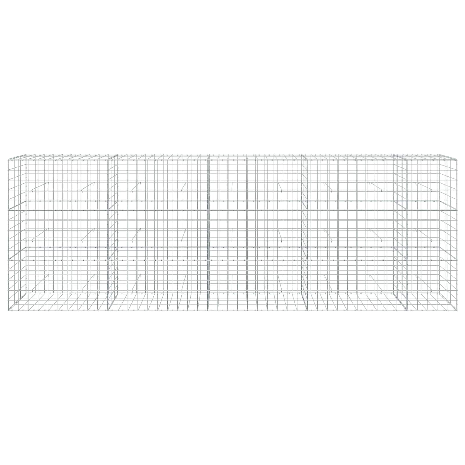 Gabion z žico 3,5 mm in mrežo 10x10 cm 450x30x150 cm