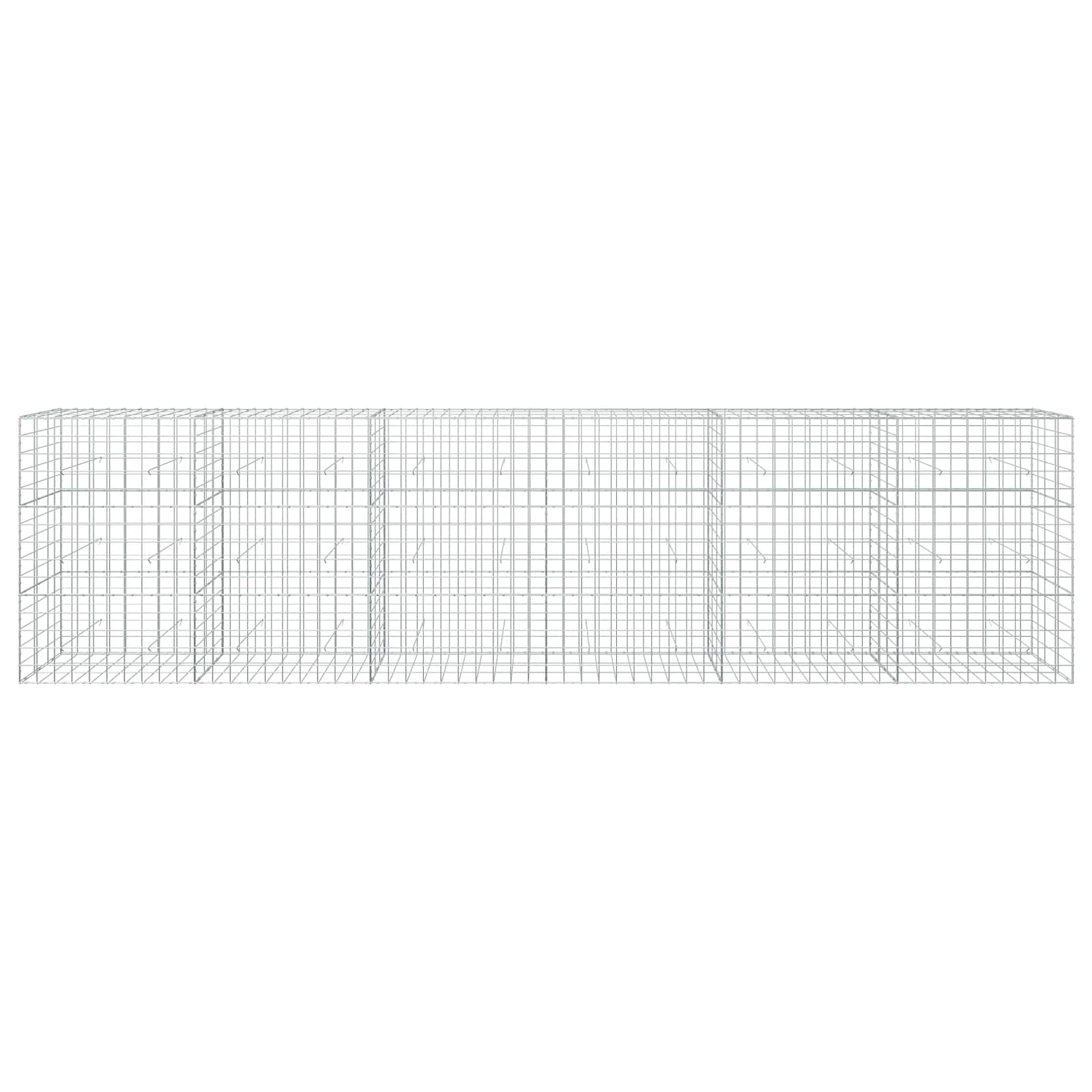 Gabion z žico 3,5 mm in mrežo 10x10 cm 600x30x150 cm