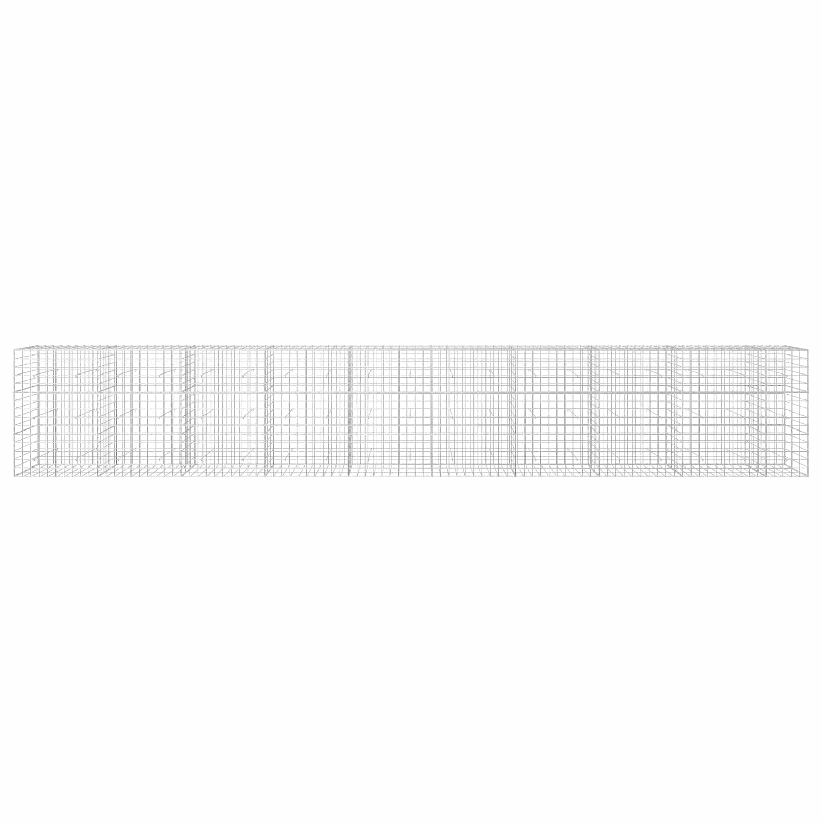 Gabion z žico 3,5 mm in mrežo 10x10 cm 950x30x150 cm
