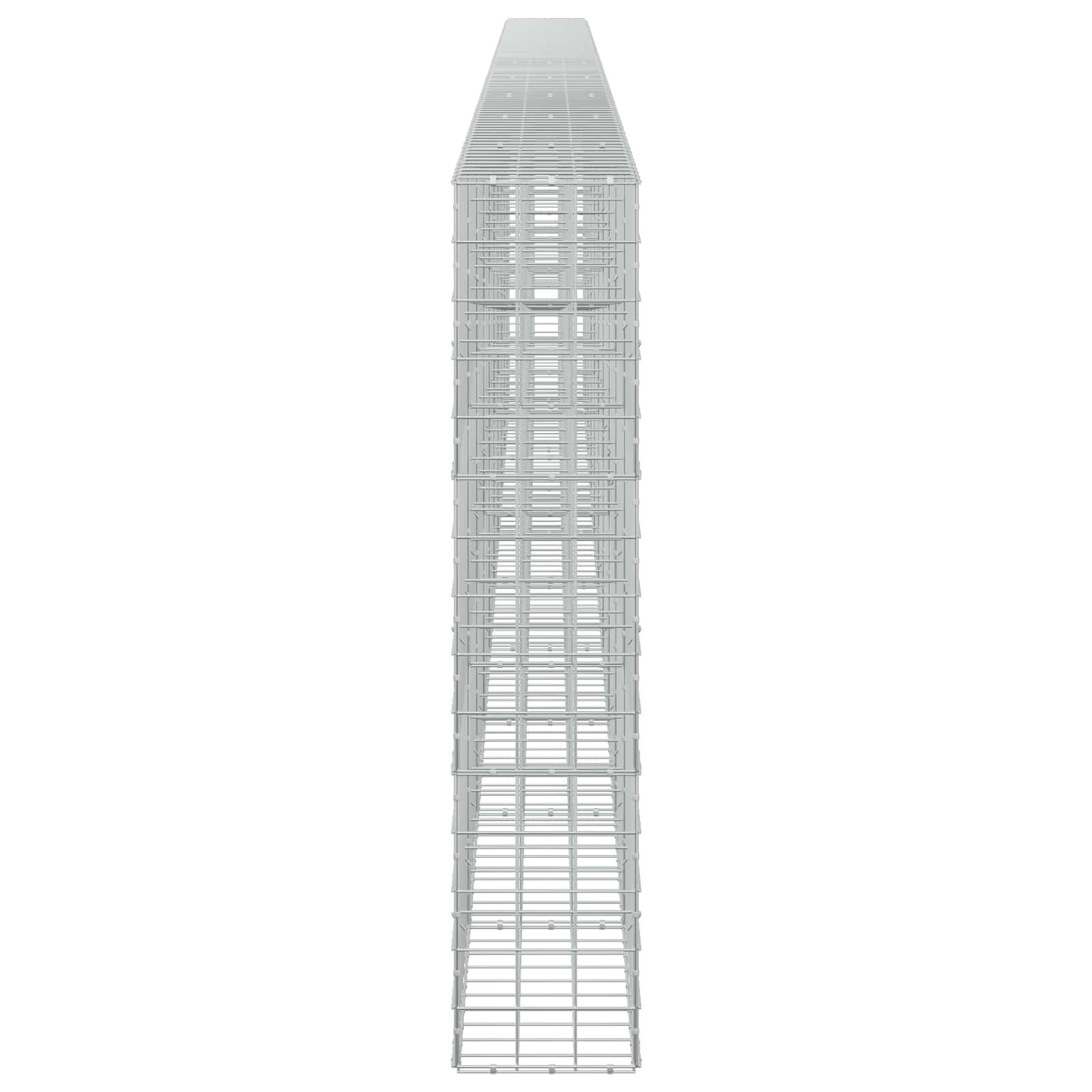 Gabion z žico 3,5 mm in mrežo 10x10 cm 950x30x150 cm