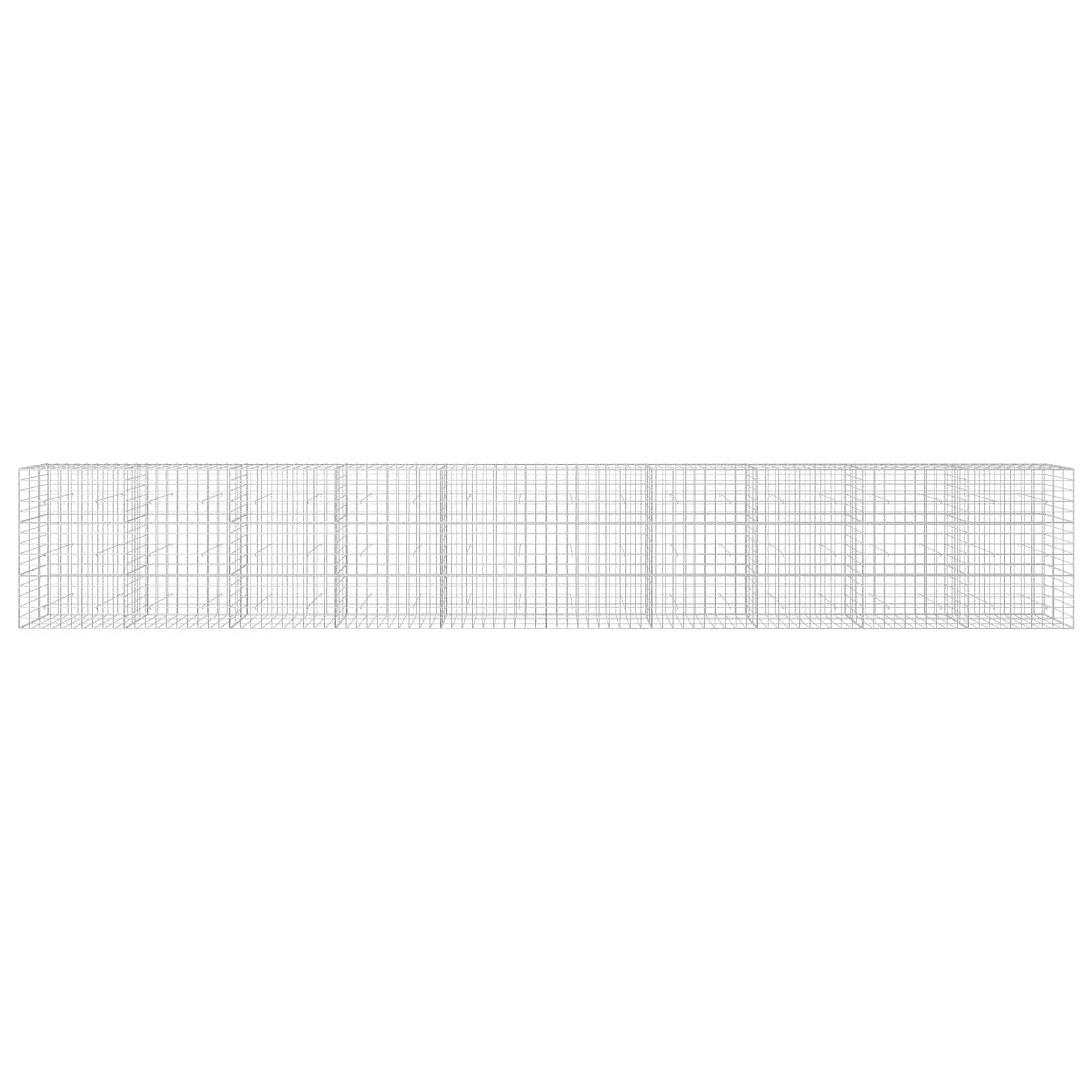 Gabion z žico 3,5 mm in mrežo 10x10 cm 1000x30x150 cm