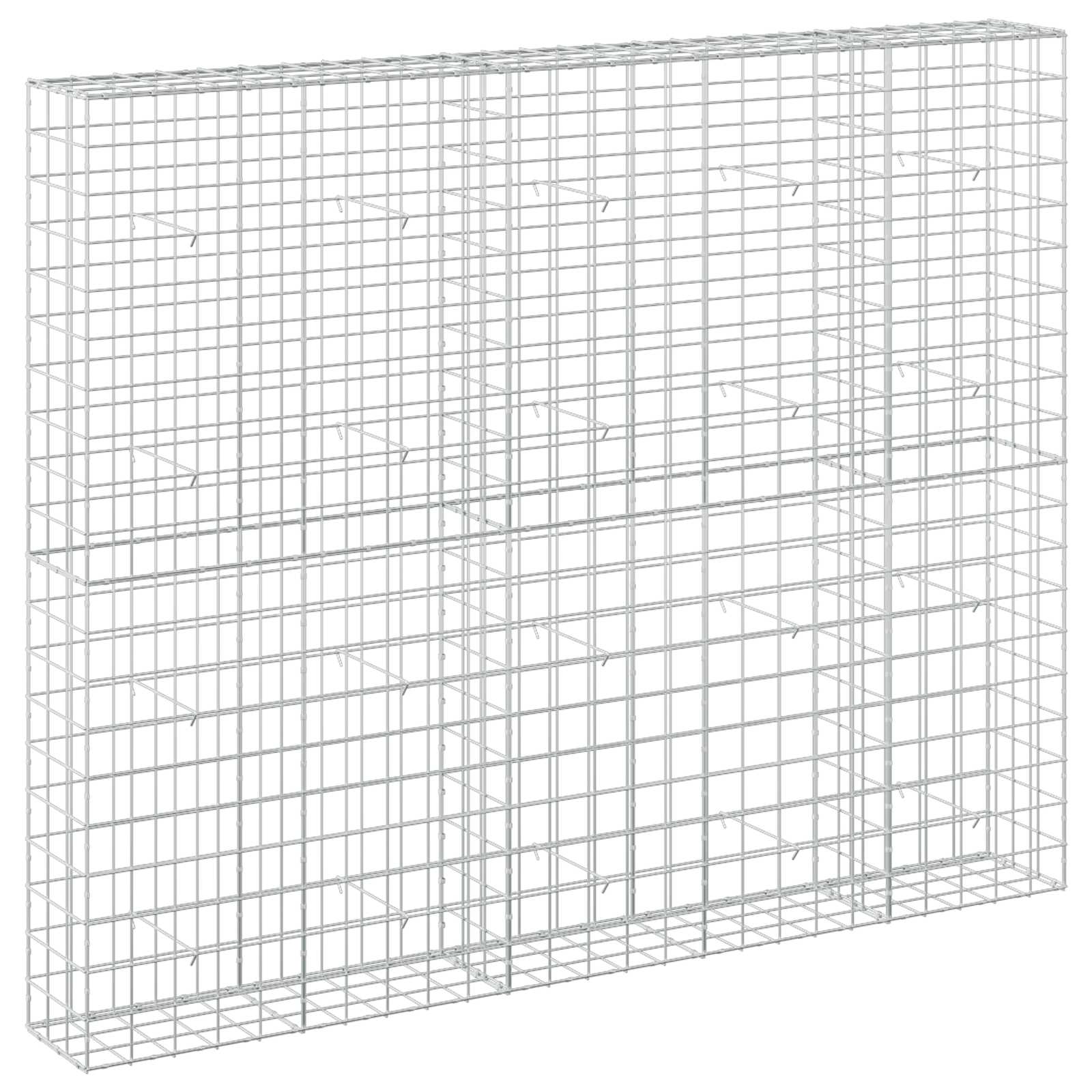 Gabion z žico 3,5 mm in mrežo 10x10 cm 250x30x200 cm