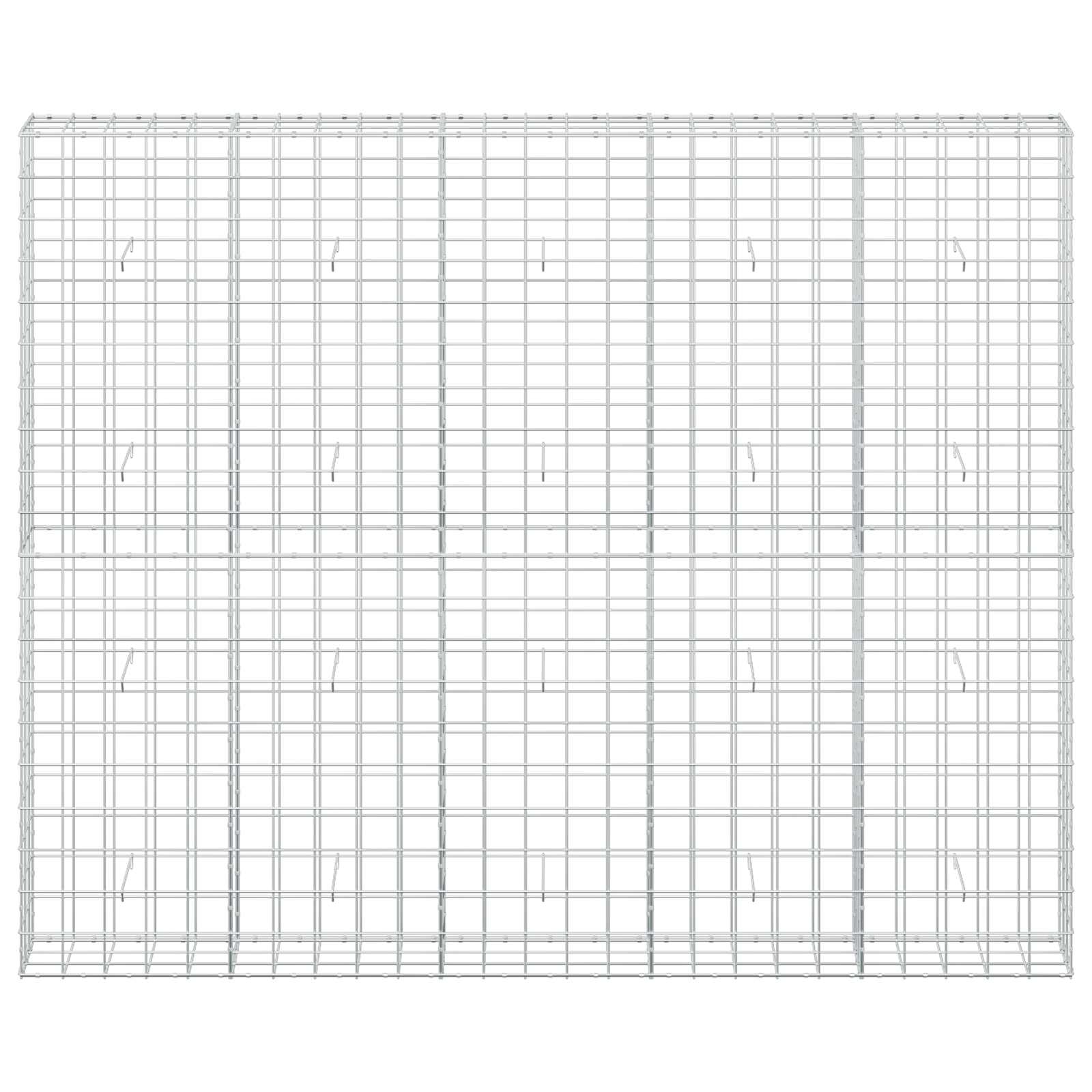Gabion z žico 3,5 mm in mrežo 10x10 cm 250x30x200 cm