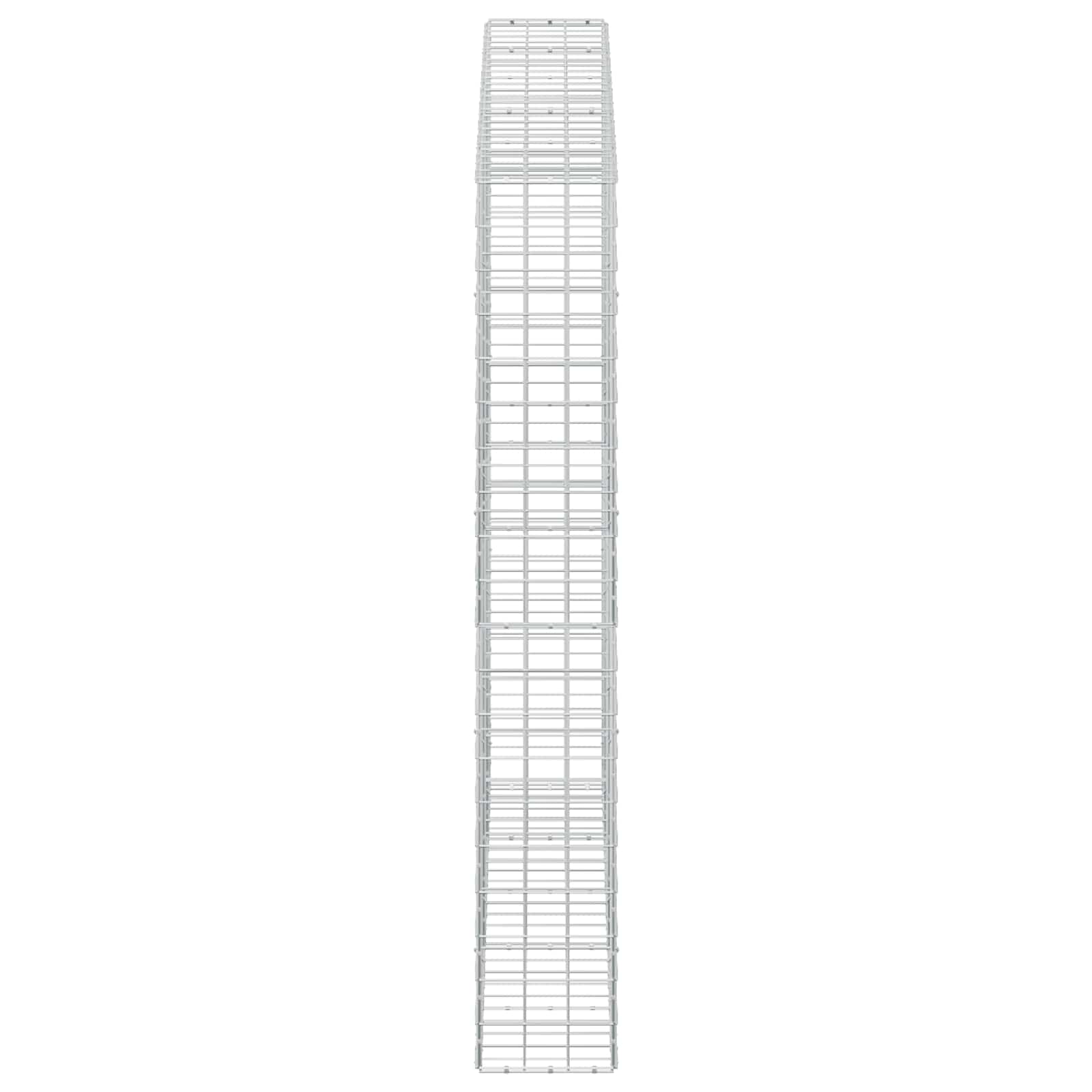 Gabion z žico 3,5 mm in mrežo 10x10 cm 250x30x200 cm