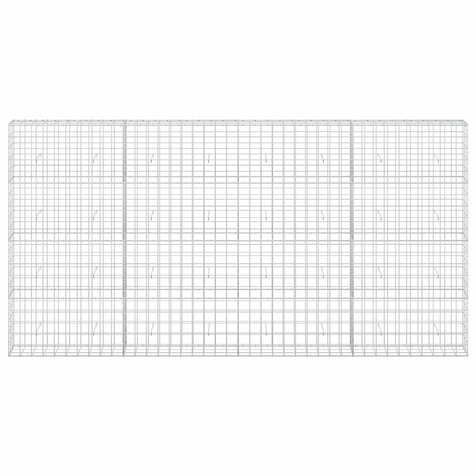 Gabion z žico 3,5 mm in mrežo 10x10 cm 400x30x200 cm