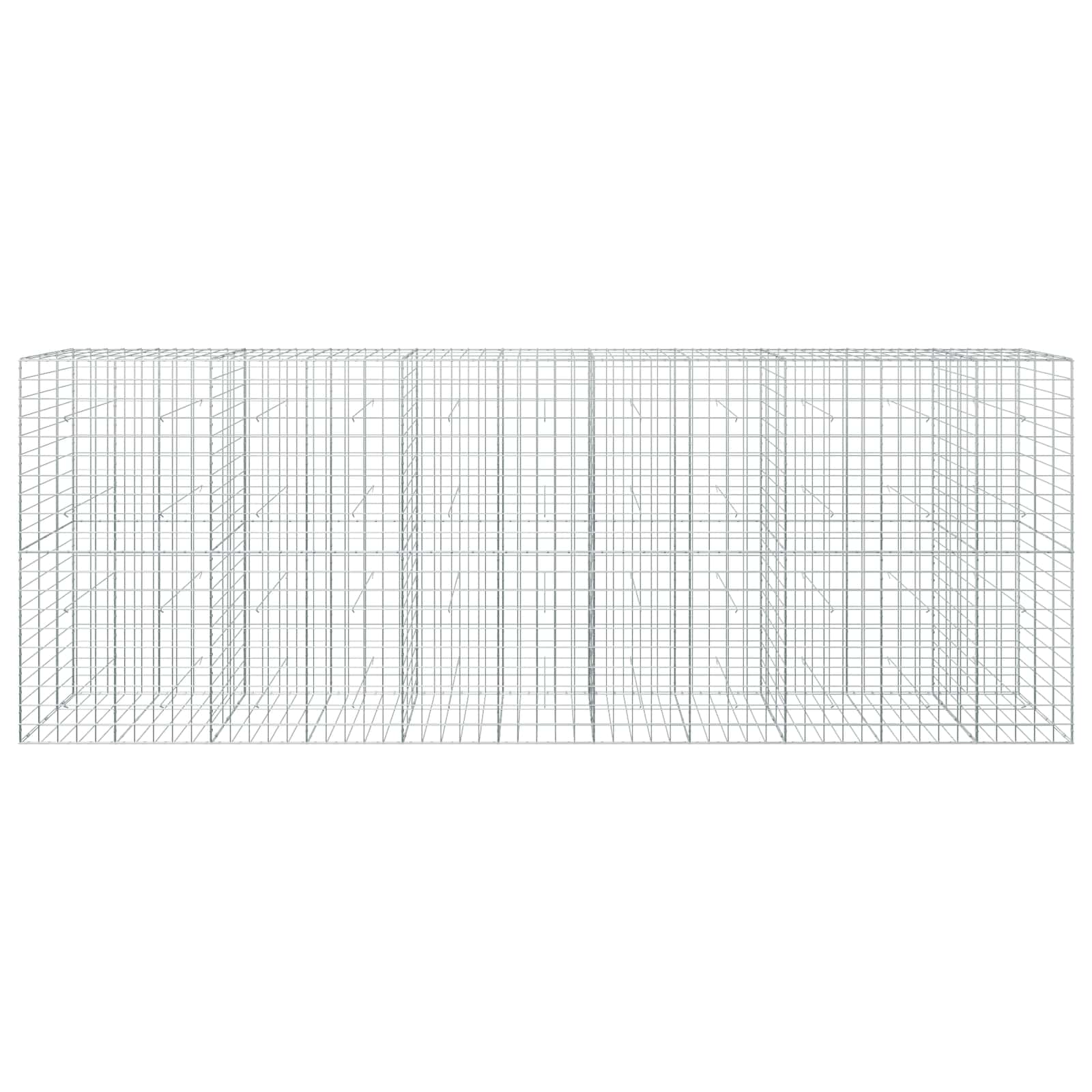 Gabion z žico 3,5 mm in mrežo 10x10 cm 550x30x200 cm