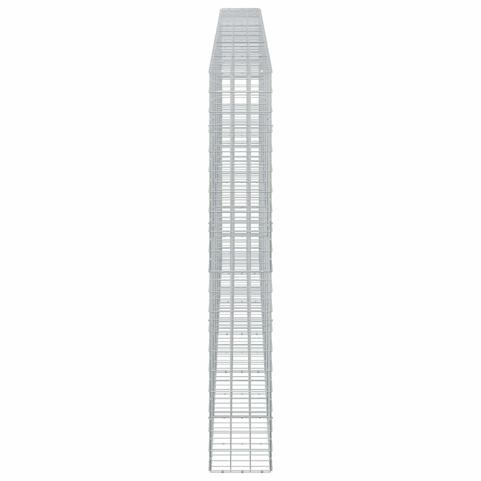 Gabion z žico 3,5 mm in mrežo 10x10 cm 550x30x200 cm
