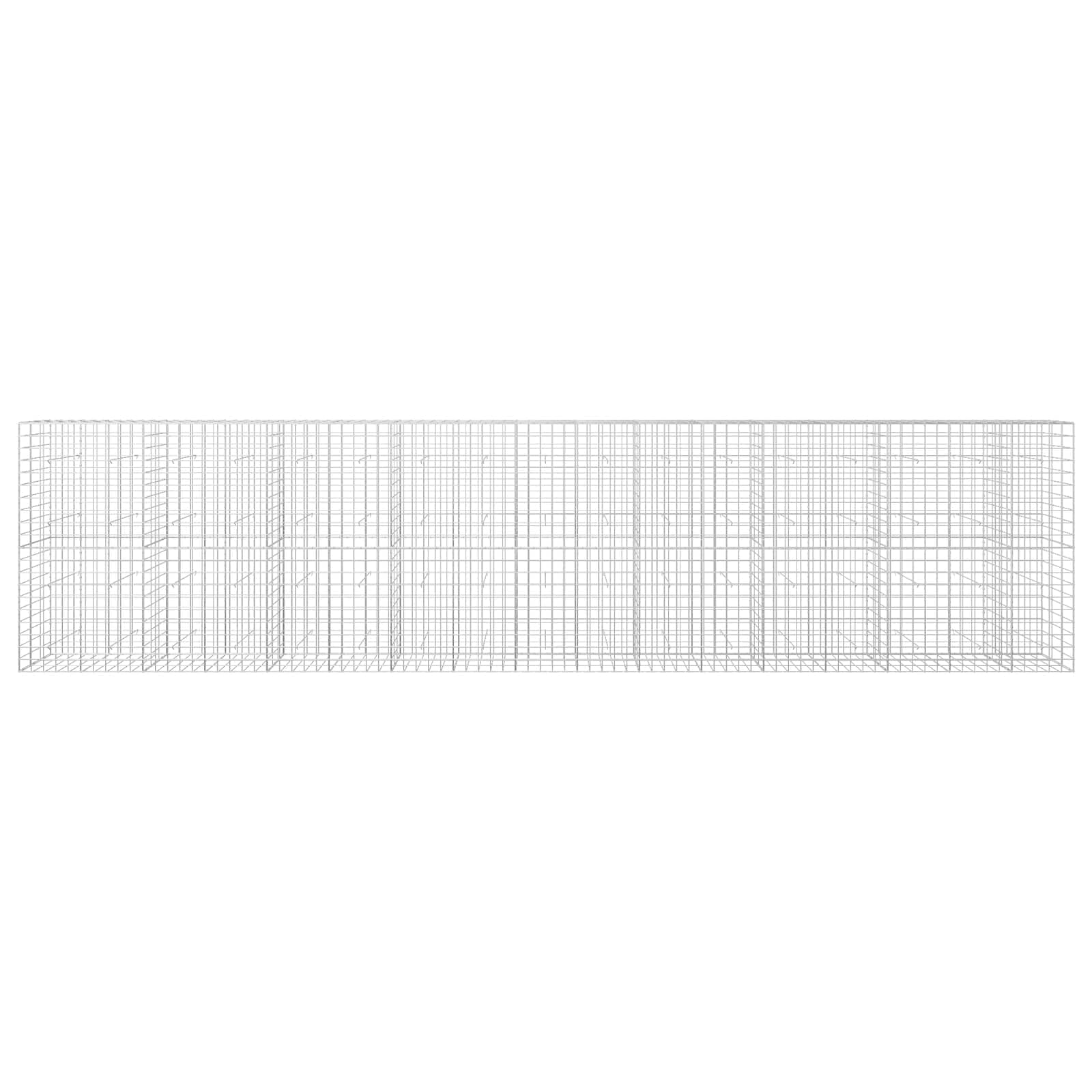 Gabion z žico 3,5 mm in mrežo 10x10 cm 850x30x200 cm