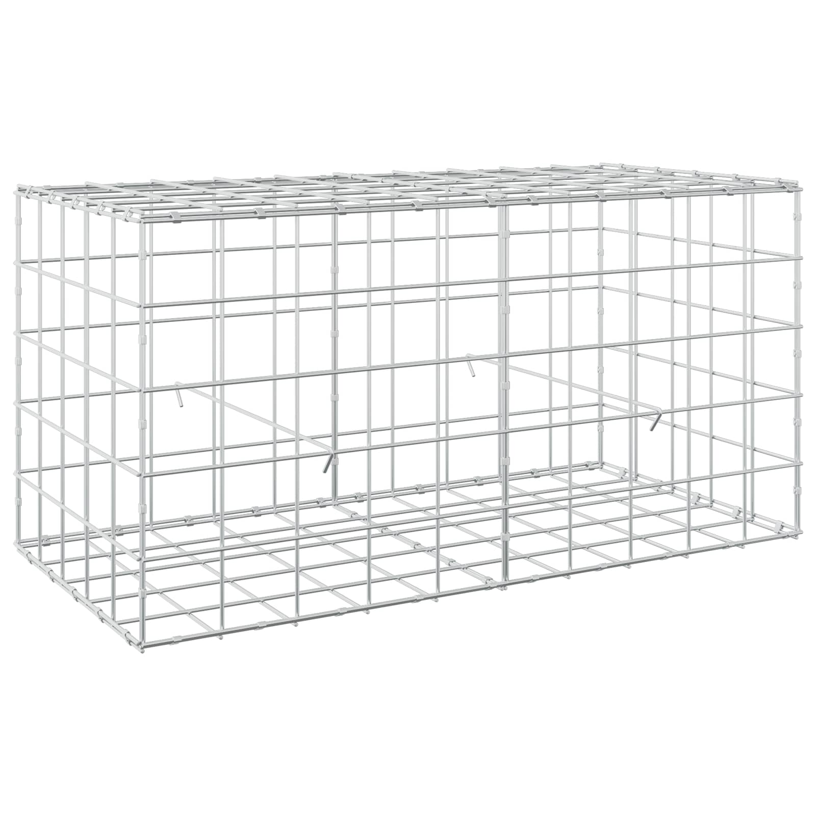 Gabion z žico 3,5 mm in mrežo 10x10 cm 100x50x50 cm