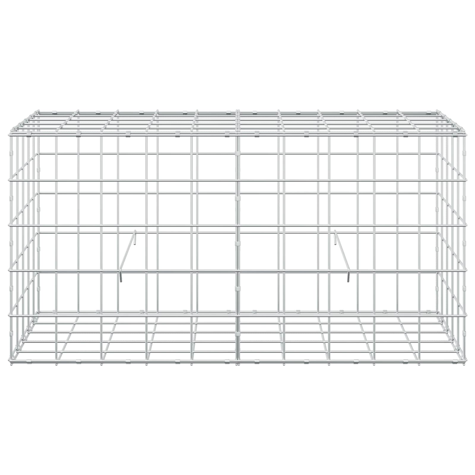 Gabion z žico 3,5 mm in mrežo 10x10 cm 100x50x50 cm