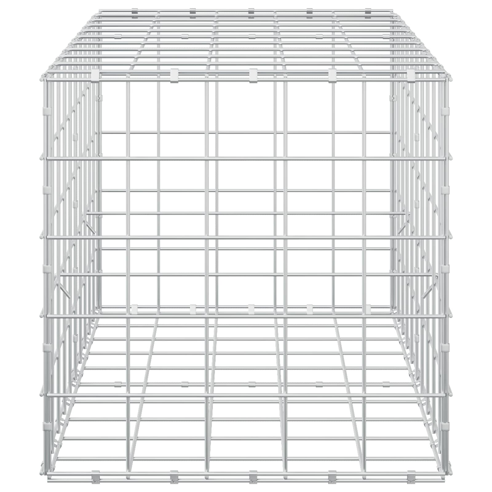 Gabion z žico 3,5 mm in mrežo 10x10 cm 100x50x50 cm