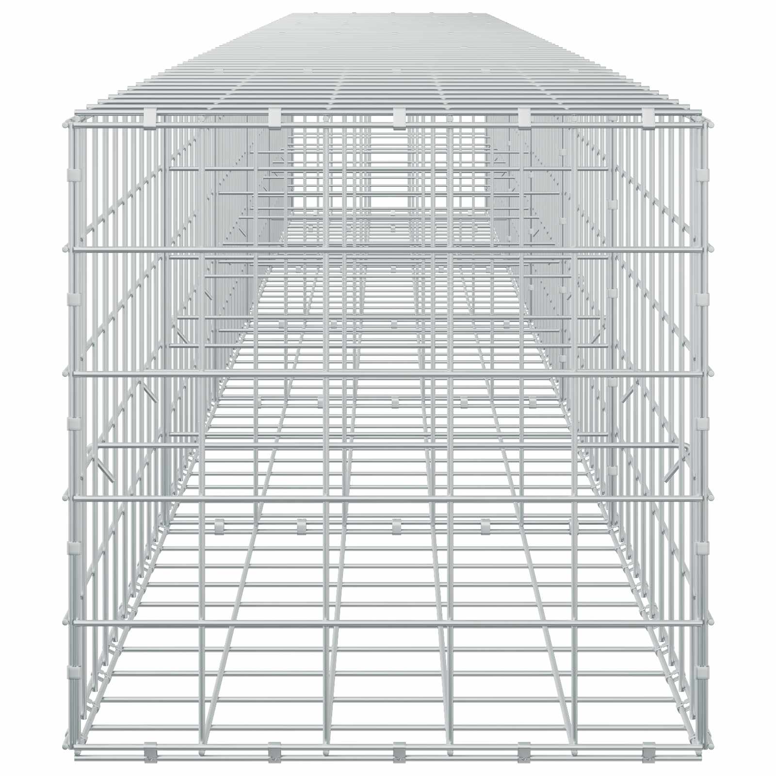 Gabion z žico 3,5 mm in mrežo 10x10 cm 550x50x50 cm