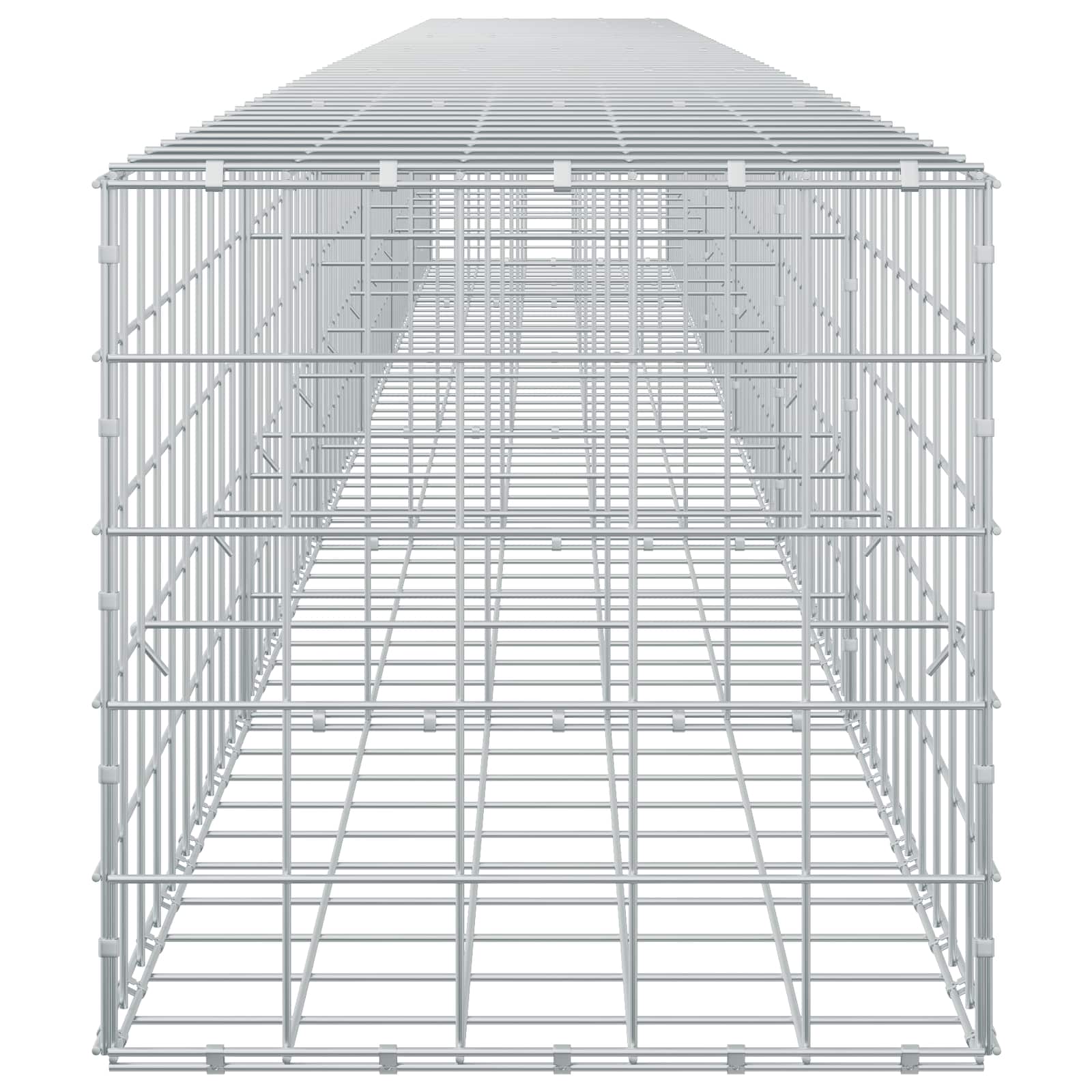 Gabion z žico 3,5 mm in mrežo 10x10 cm 600x50x50 cm