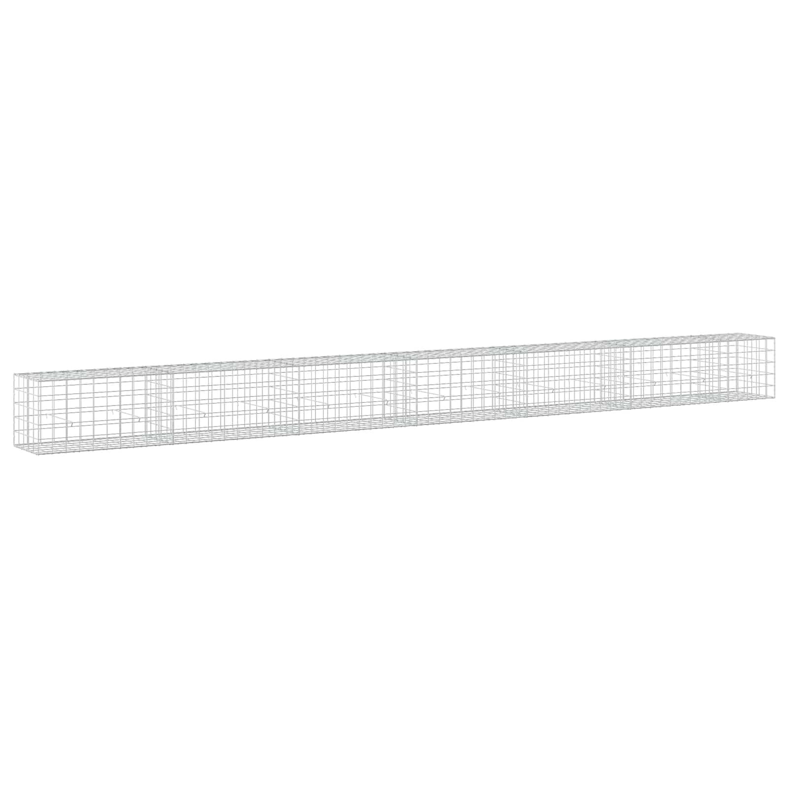 Gabion z žico 3,5 mm in mrežo 10x10 cm 650x50x50 cm