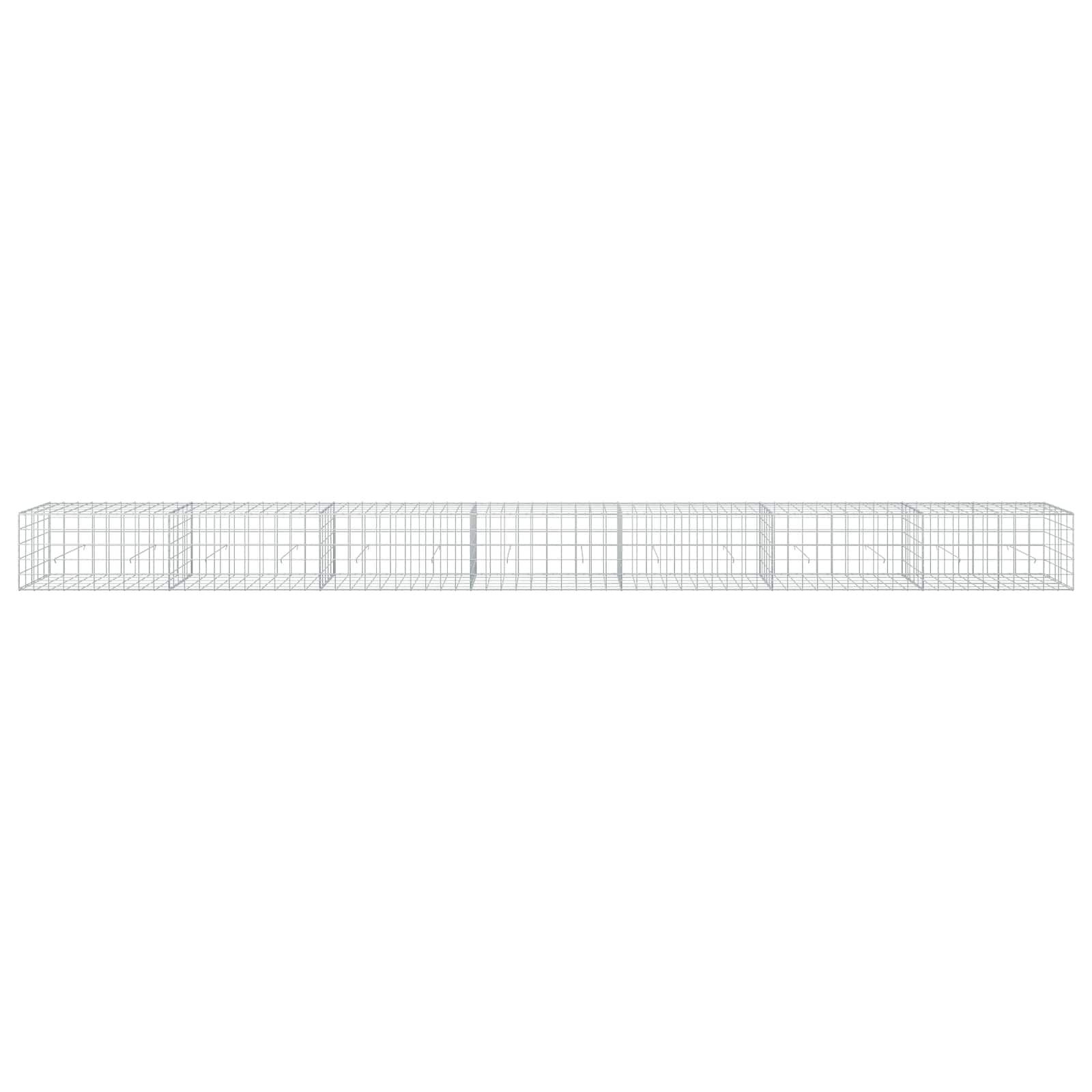 Gabion z žico 3,5 mm in mrežo 10x10 cm 700x50x50 cm