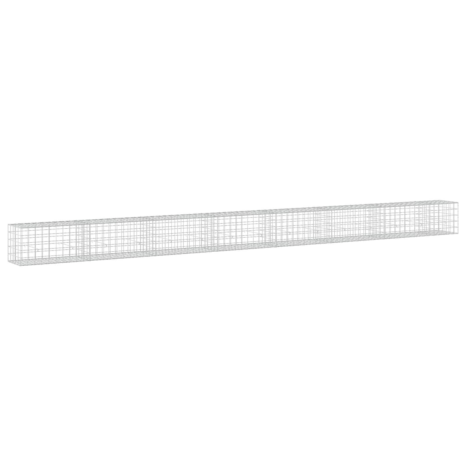 Gabion z žico 3,5 mm in mrežo 10x10 cm 750x50x50 cm